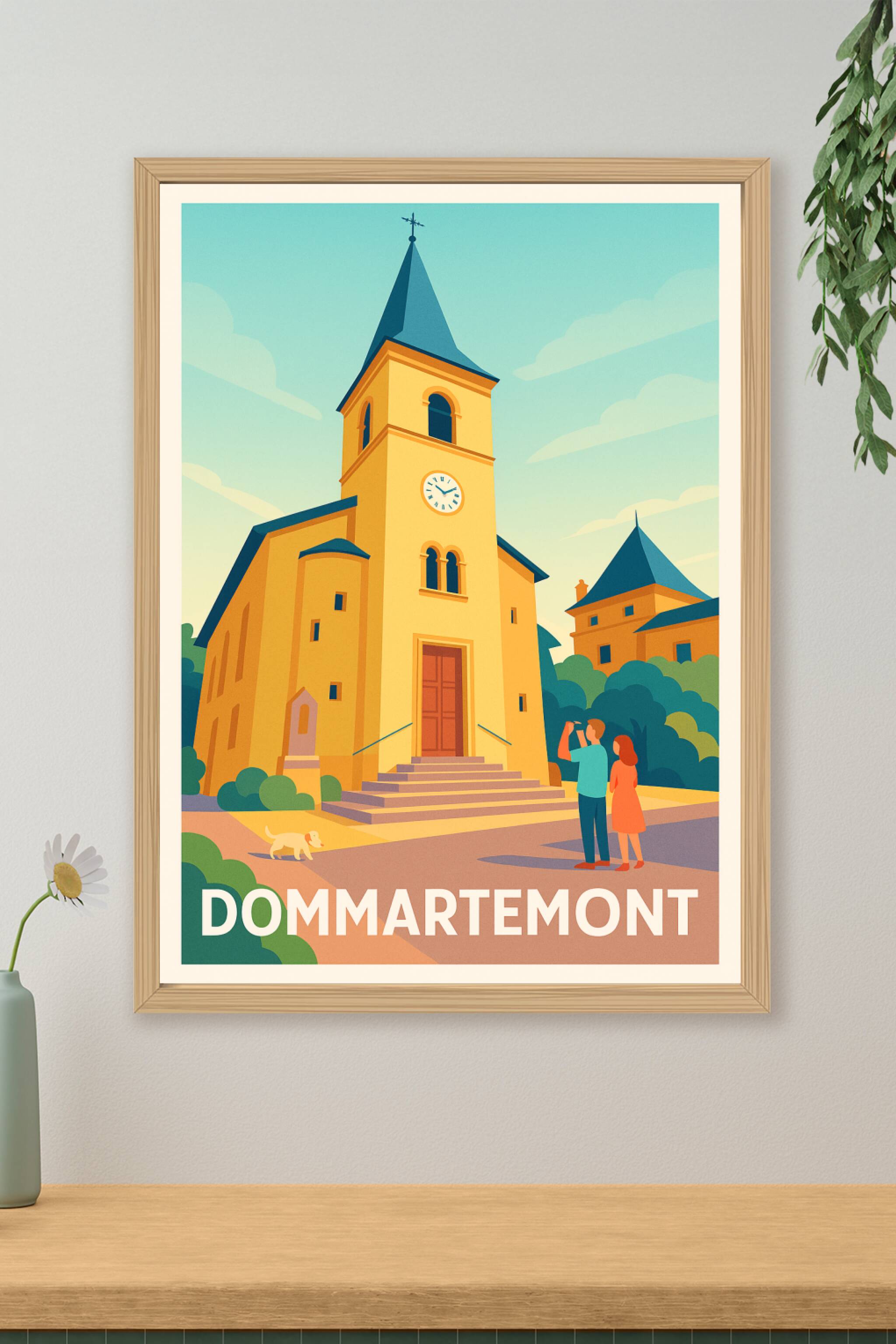 Affiche de Dommartemont - Charme tranquille et patrimoine local