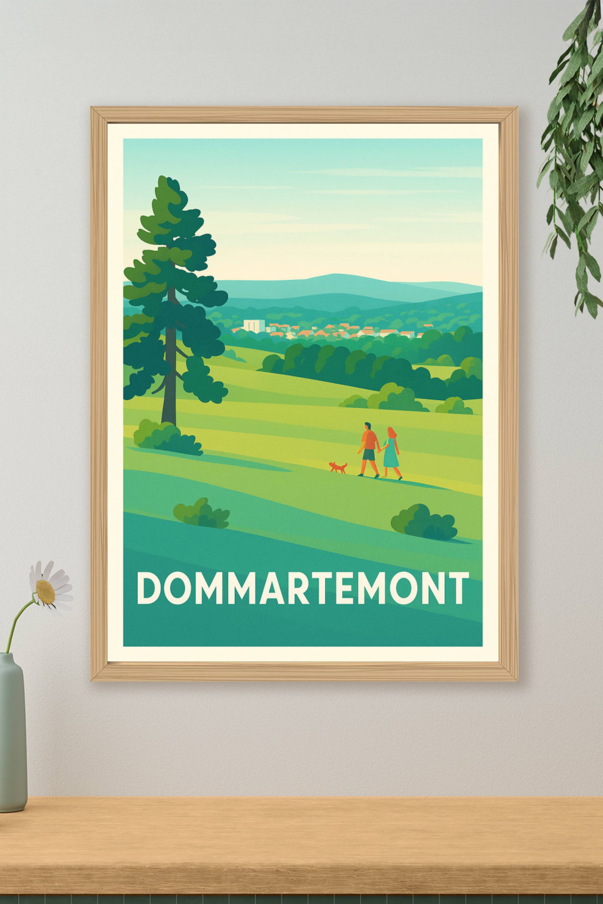 Affiche de Dommartemont - Évasion et nature en pleine campagne