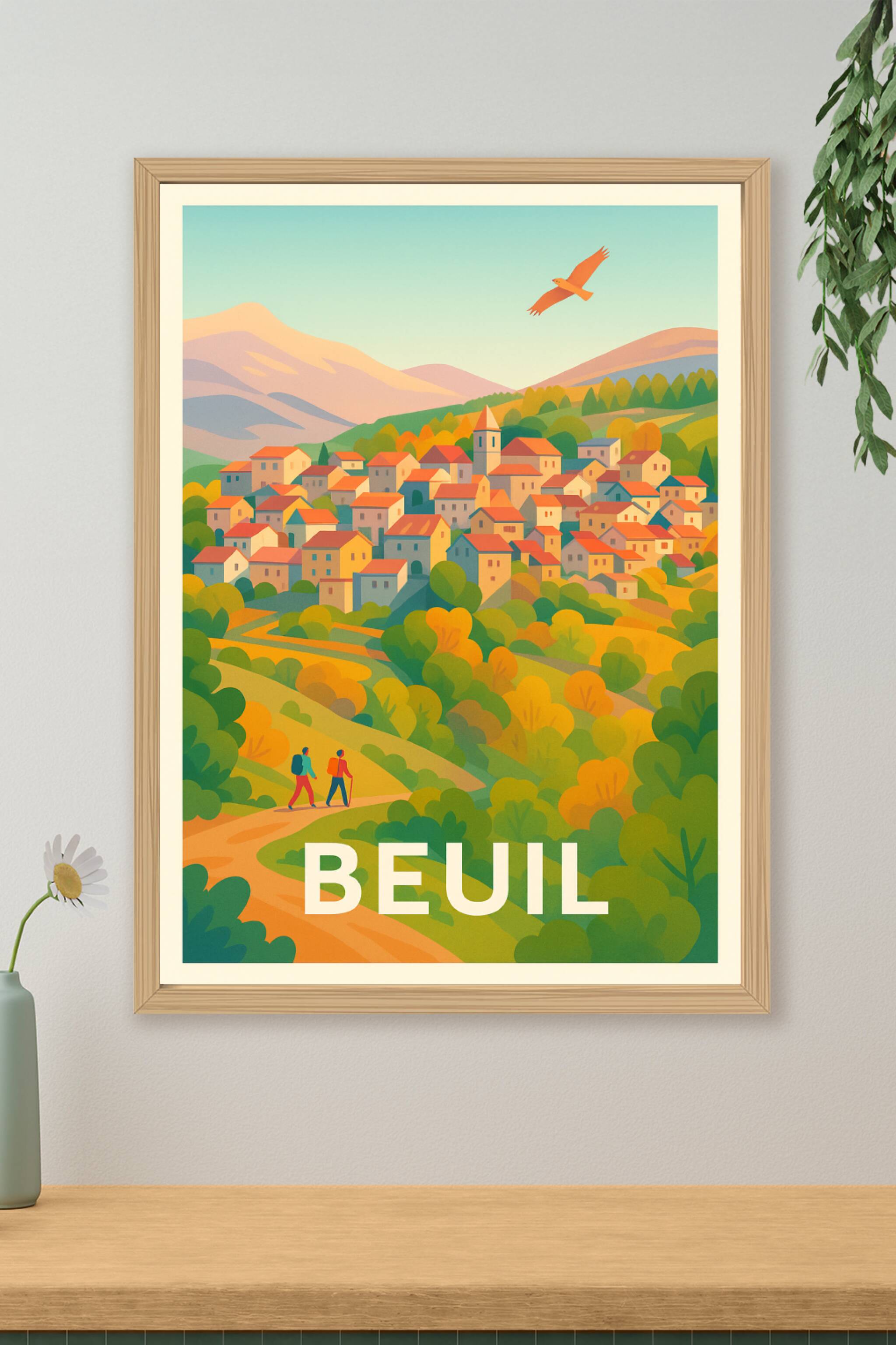 Affiche de Beuil - Nature et charme authentique en montagne