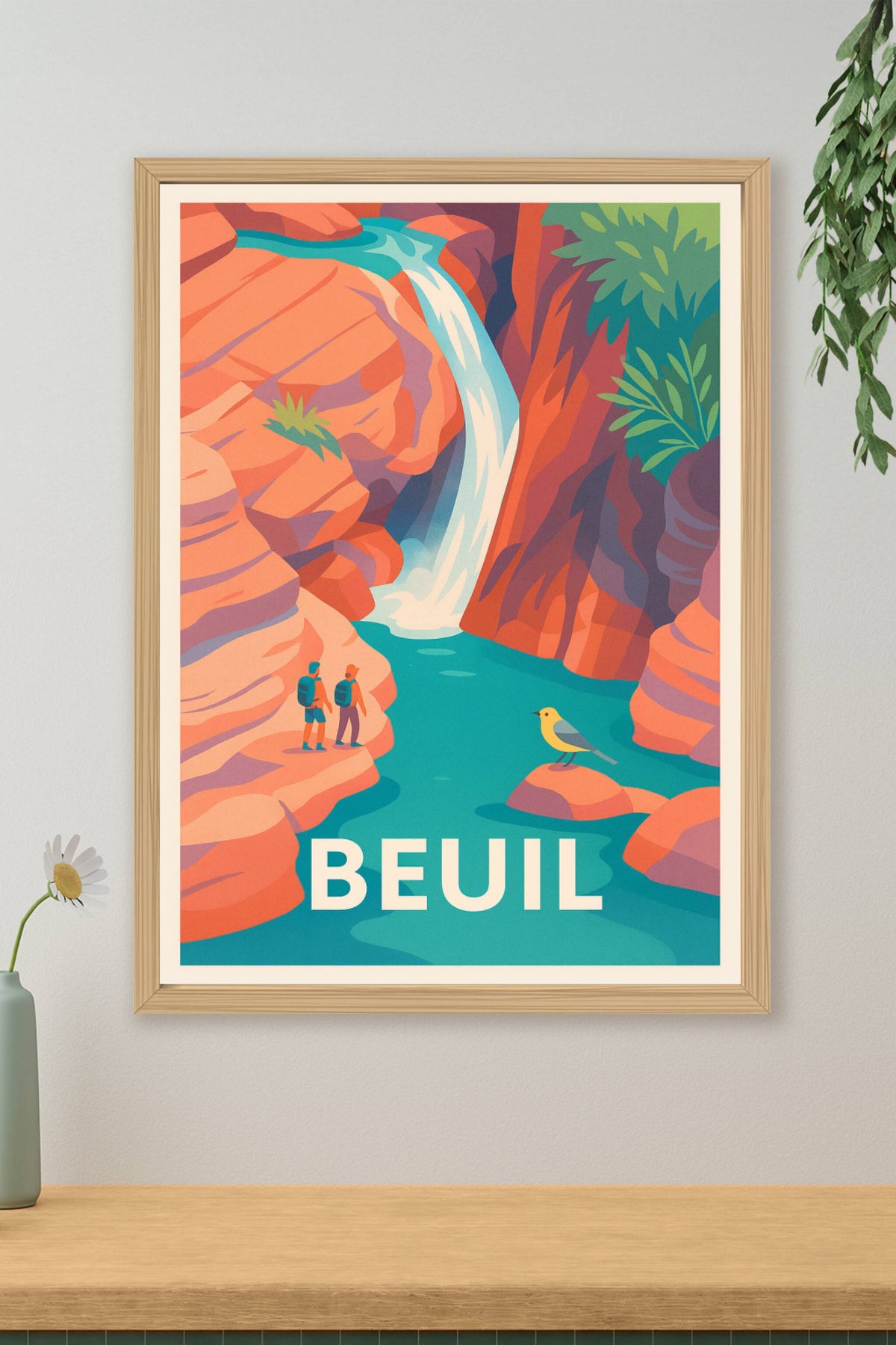 Affiche Beuil — Évasion nature au cœur des gorges · poster d'art de Beuil
