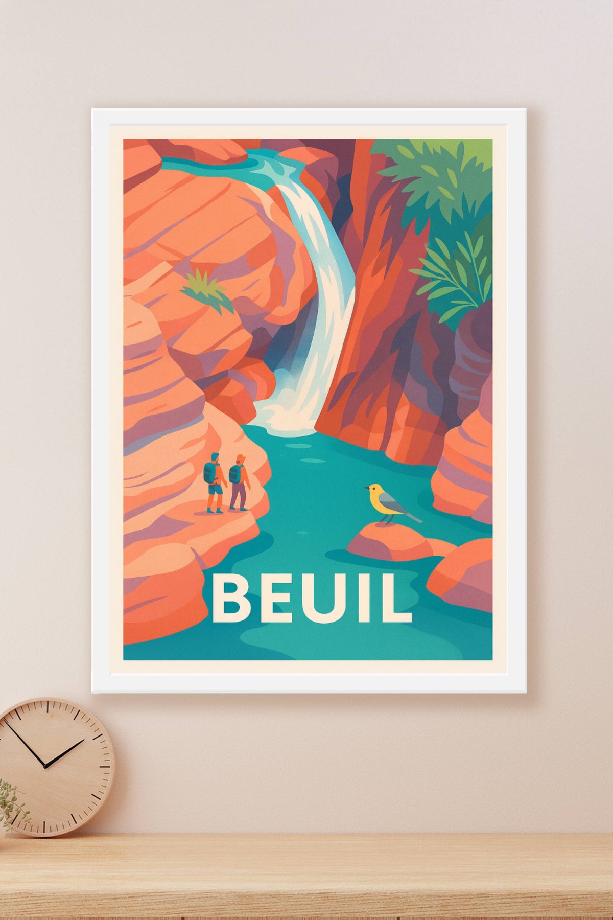 Affiche Beuil — Évasion nature au cœur des gorges · poster d'art de Beuil