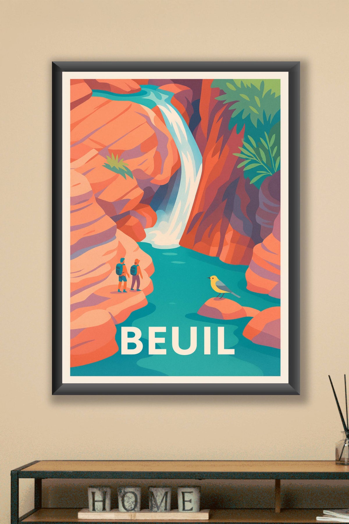 Affiche Beuil — Évasion nature au cœur des gorges · poster d'art de Beuil