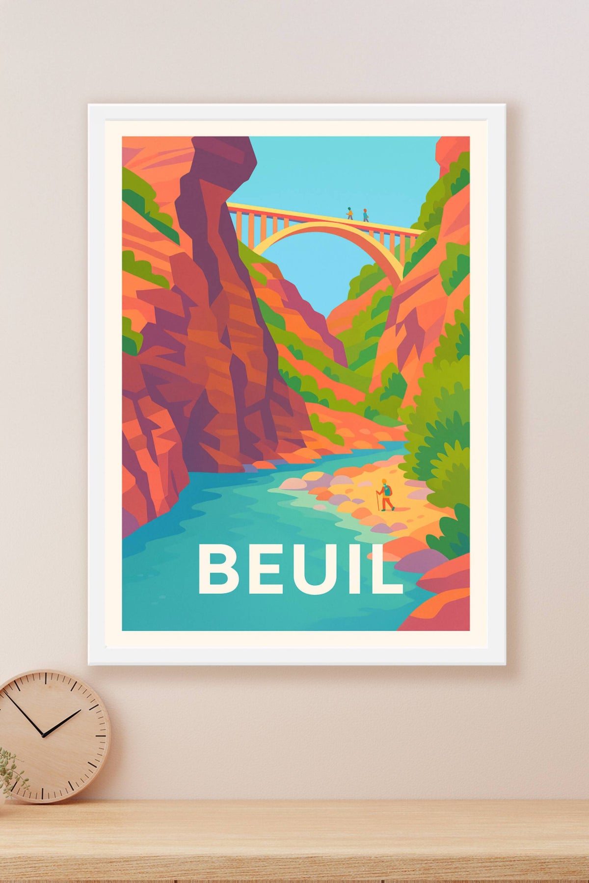 Affiche Beuil — Splendeur nature et paysages vibrants · poster d'art de Beuil