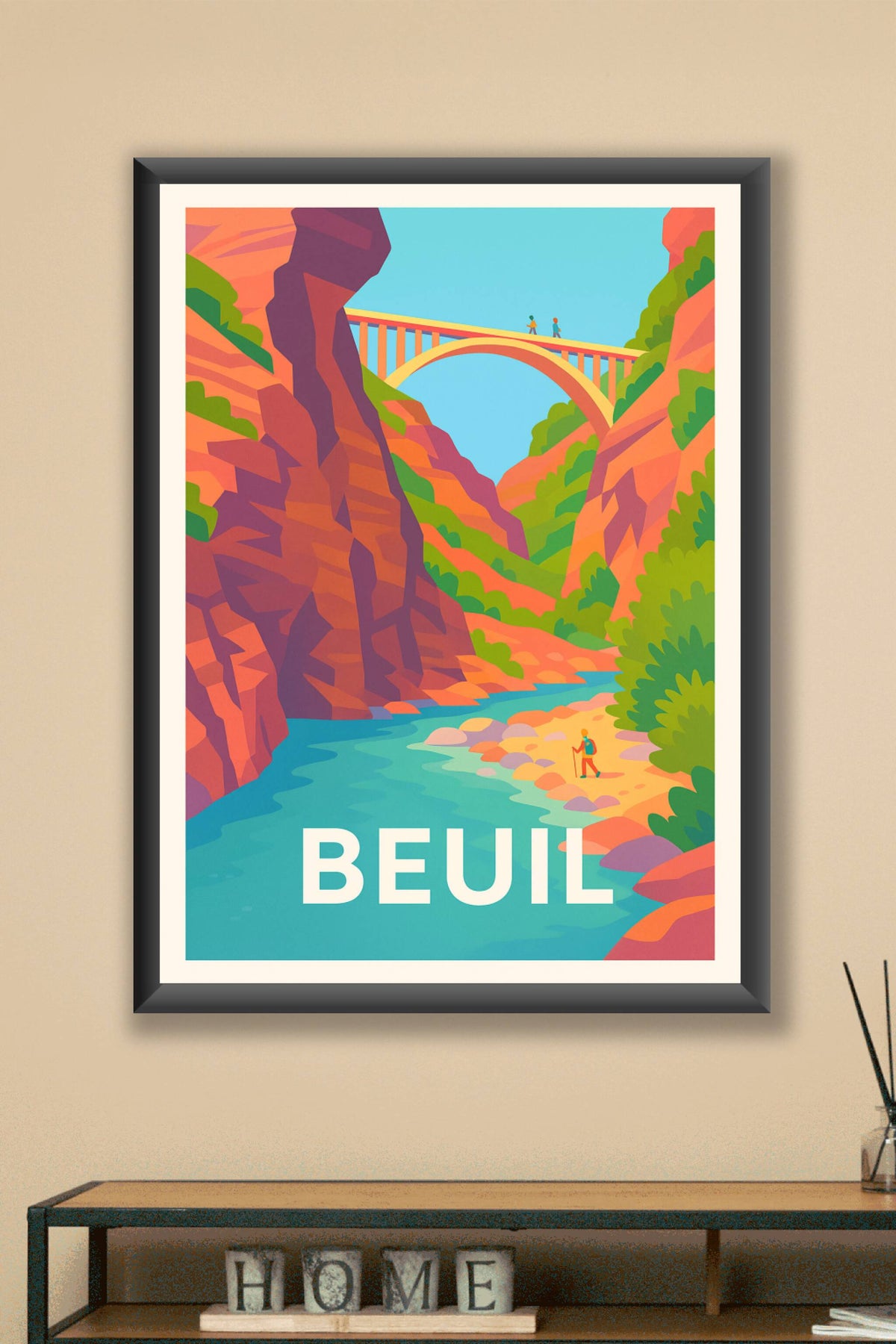 Affiche Beuil — Splendeur nature et paysages vibrants · poster d'art de Beuil