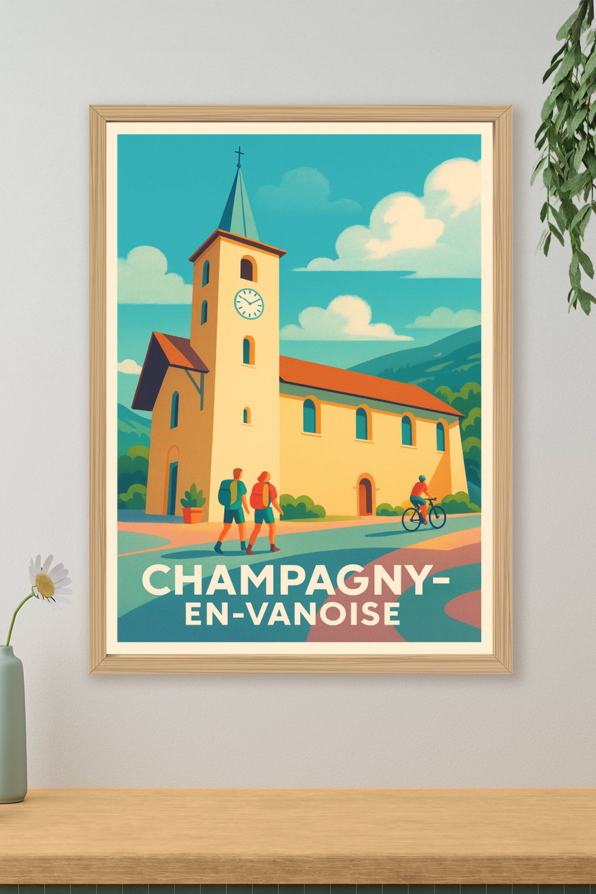 Affiche de Champagny-en-Vanoise - Nature et patrimoine au cœur des montagnes