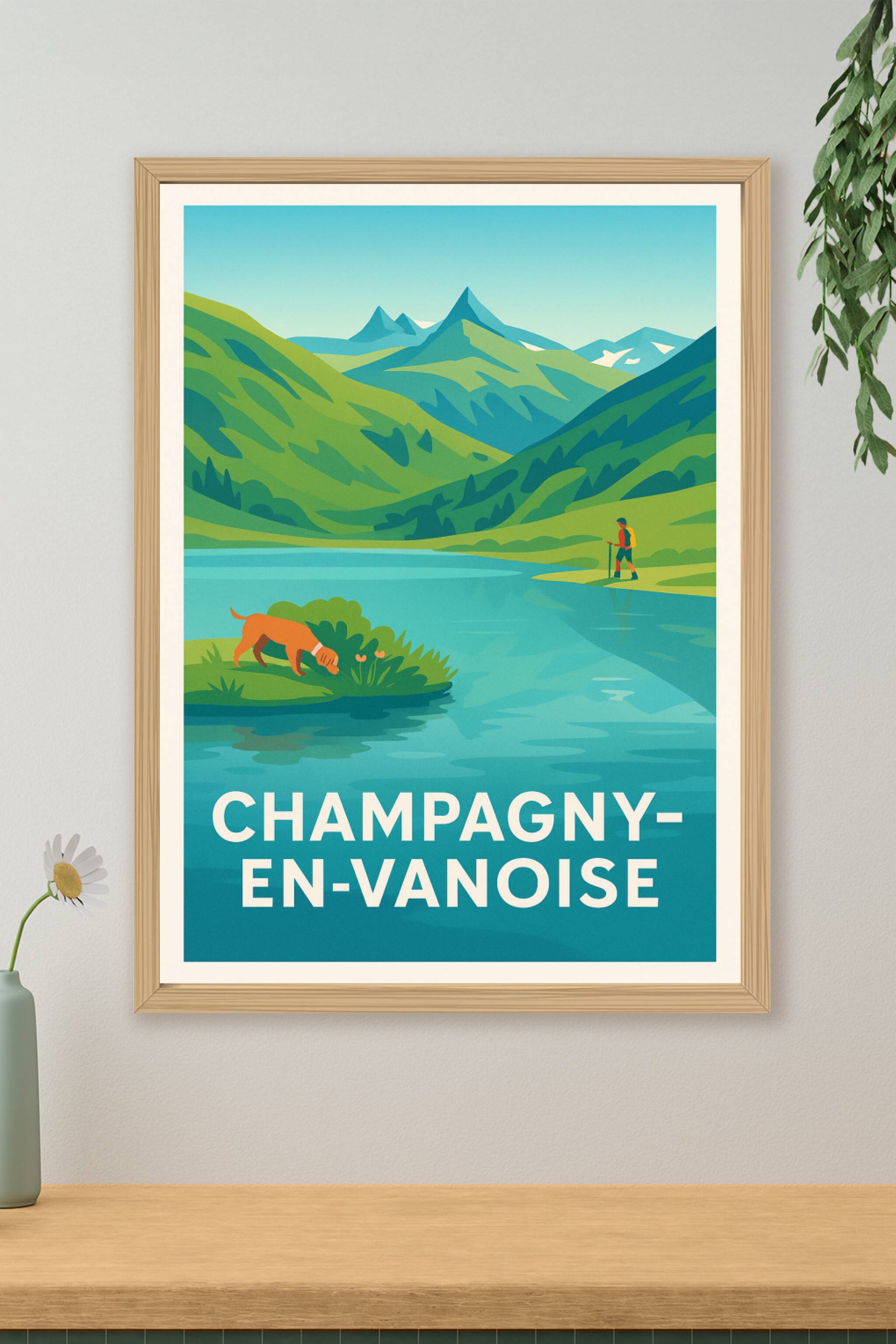 Affiche de Champagny-en-Vanoise - Évasion nature au cœur des Alpes