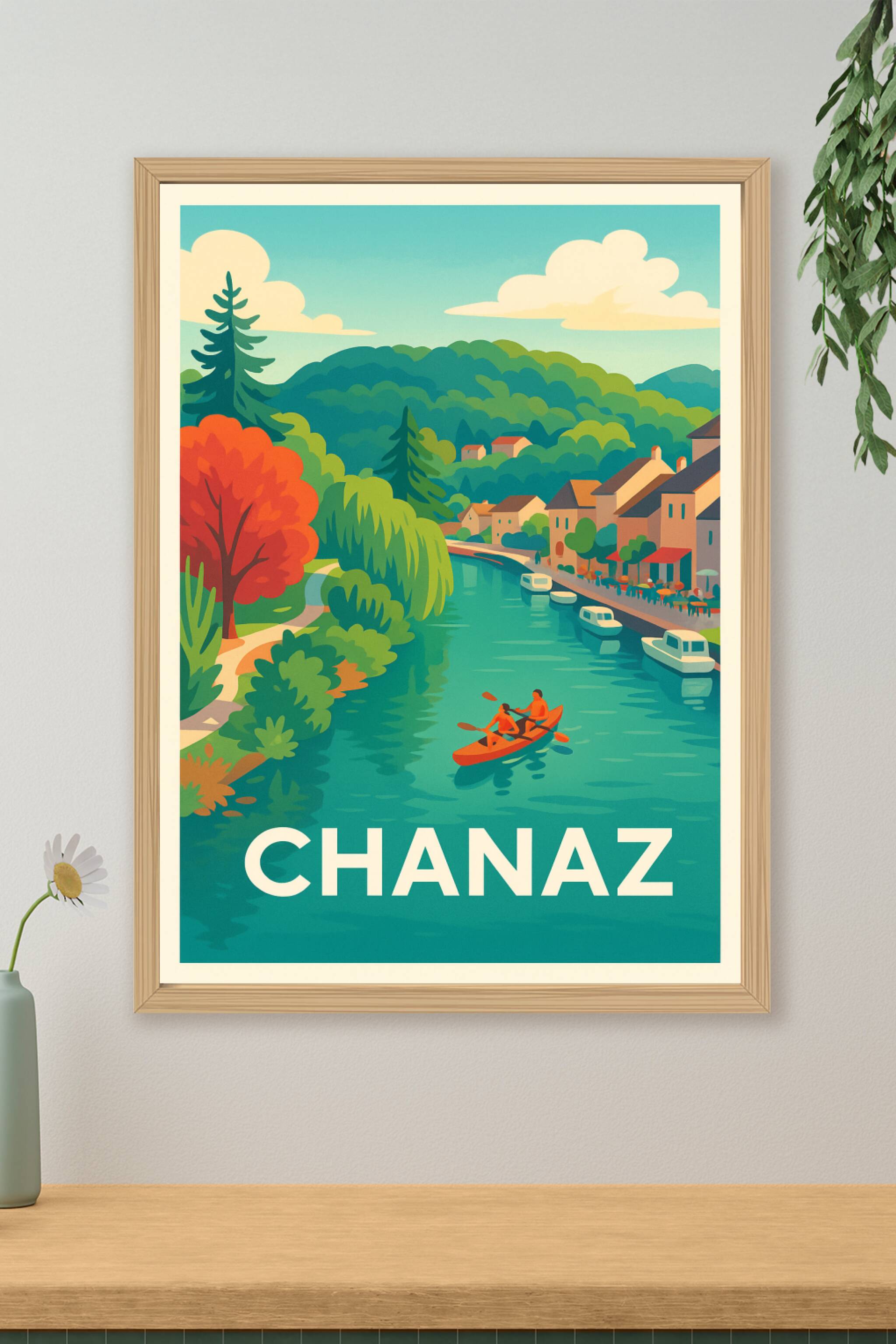 Affiche de Chanaz - Le charme paisible de la Venise Savoyarde