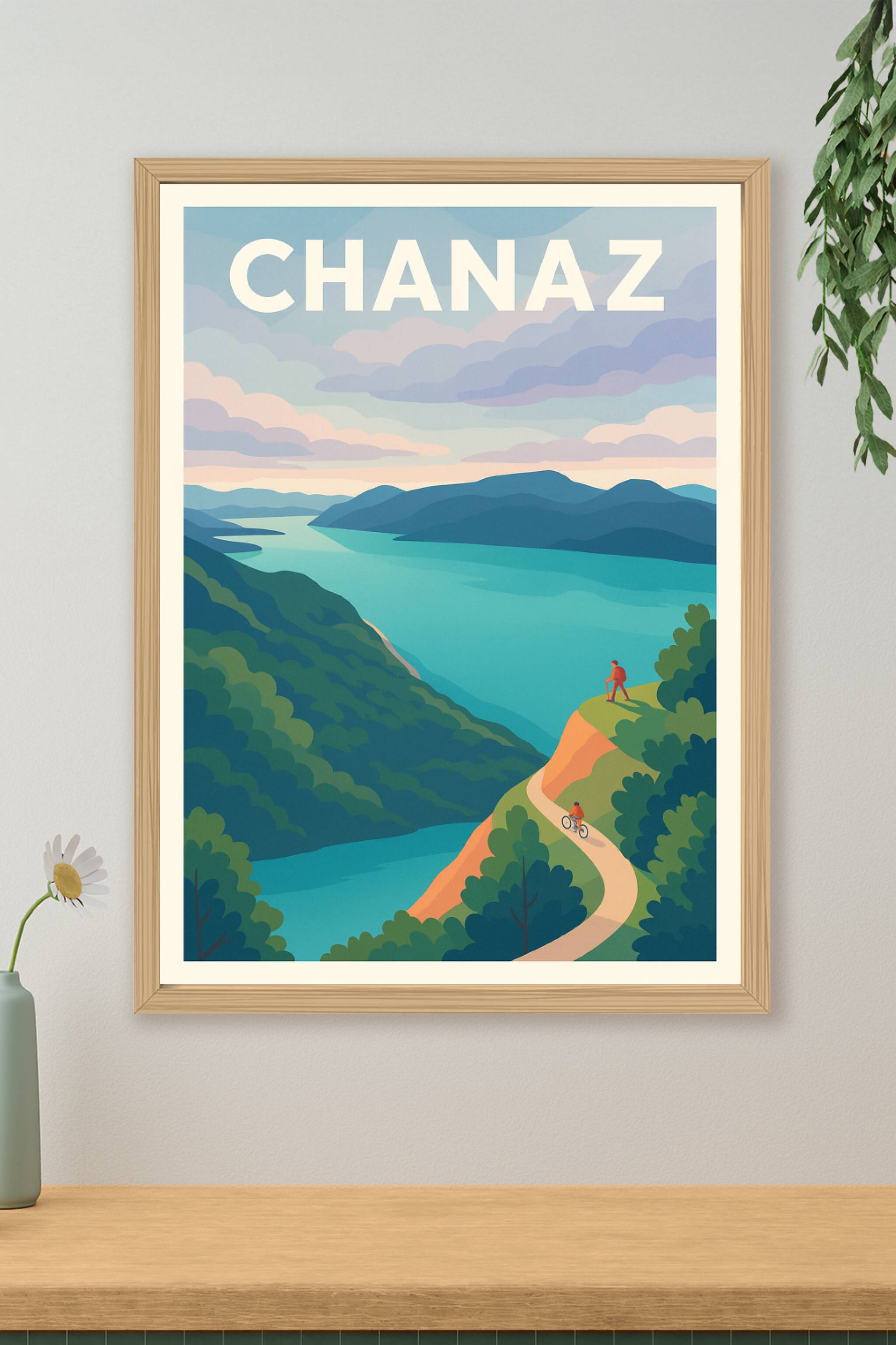 Affiche de Chanaz - Évasion et Nature au Bord de l'Eau
