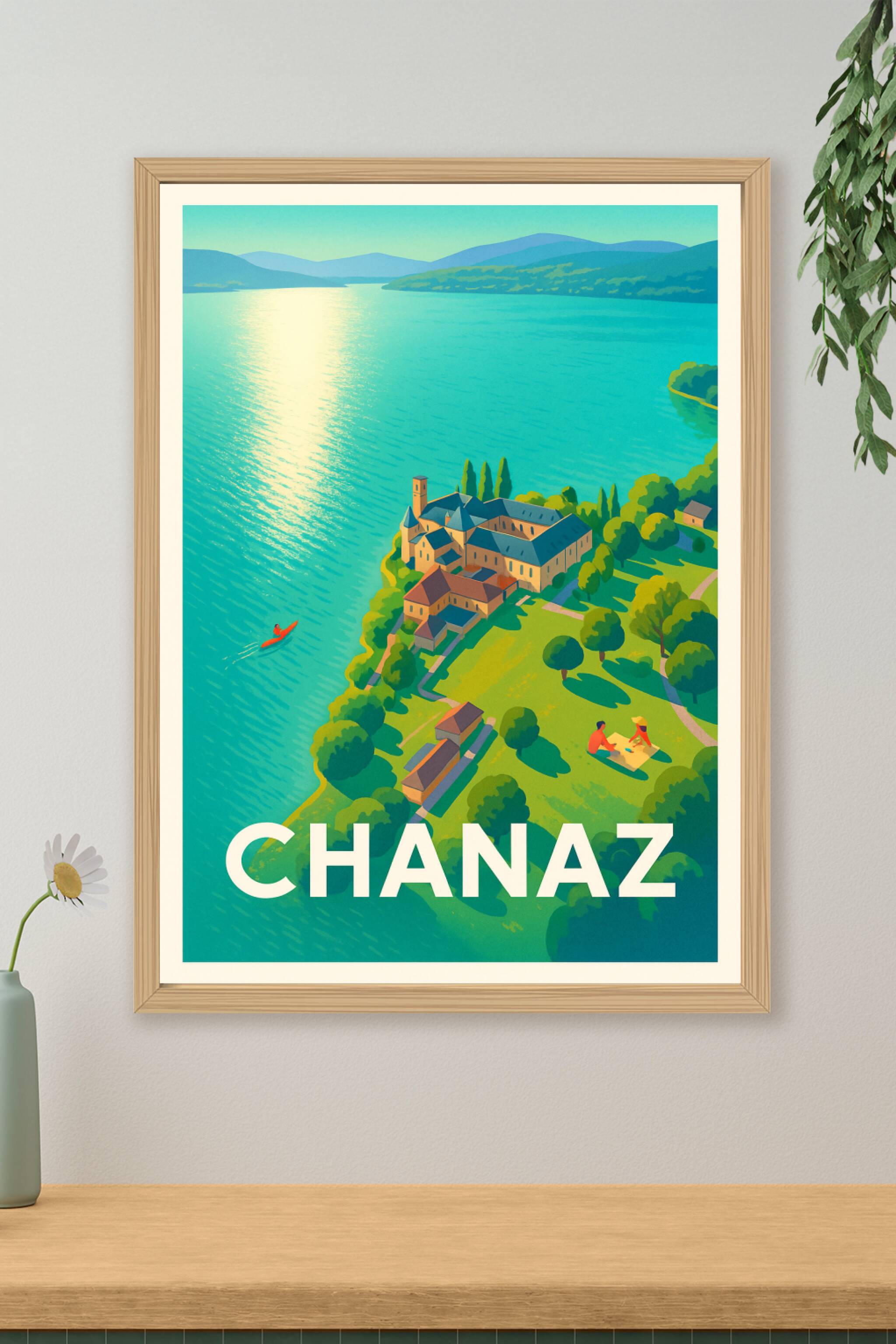 Affiche de Chanaz - Évasion paisible au bord de l'eau