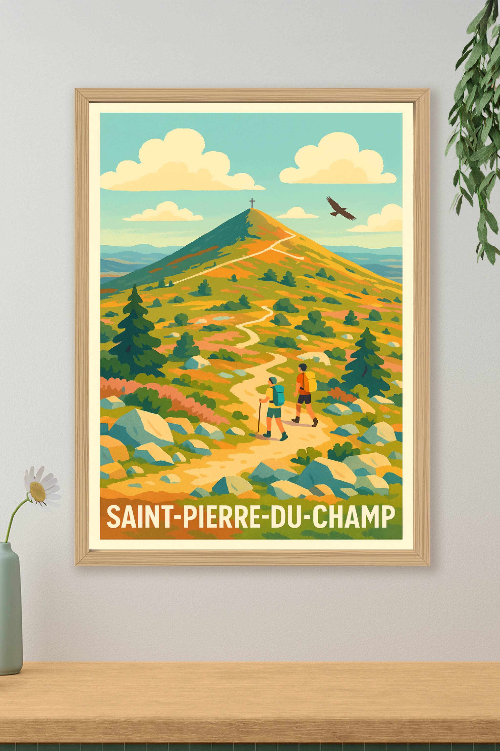 Affiche de Saint-Pierre-du-Champ - L'escapade nature authentique