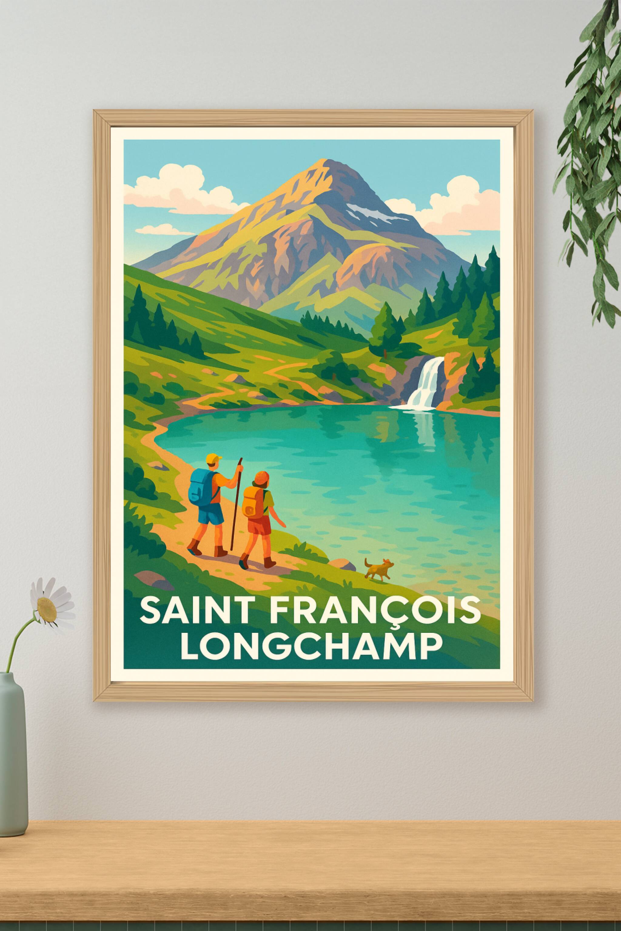 Affiche de Saint François Longchamp - Évasion Nature et Montagne