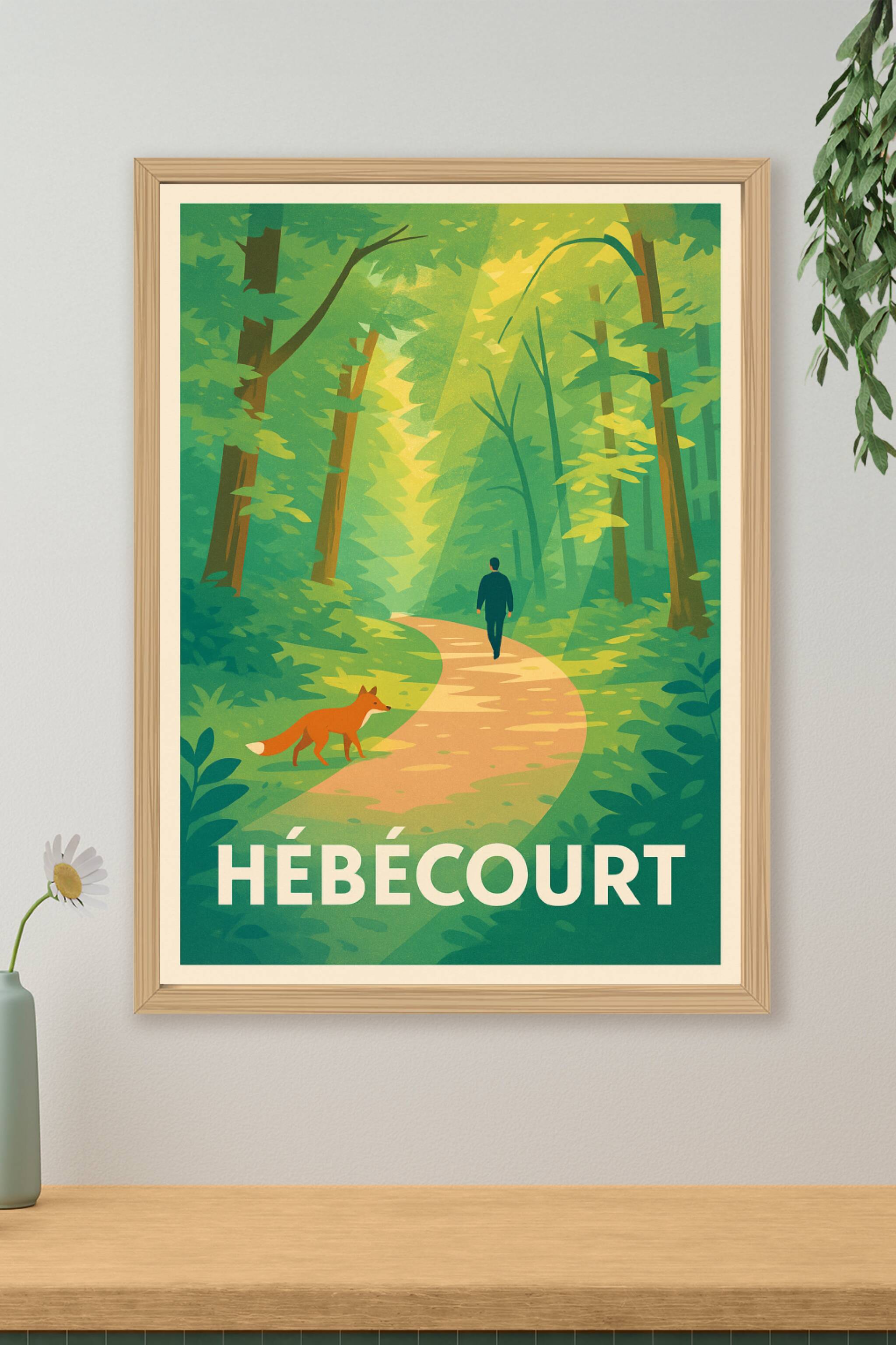Affiche de Hébécourt - Promenade enchantée en forêt