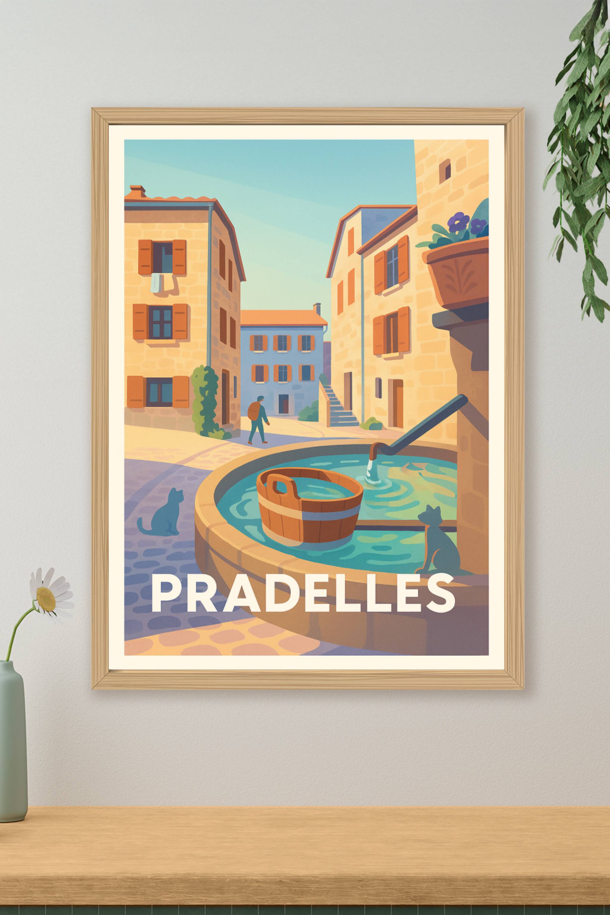 Affiche de Pradelles - Charme bucolique au cœur du village