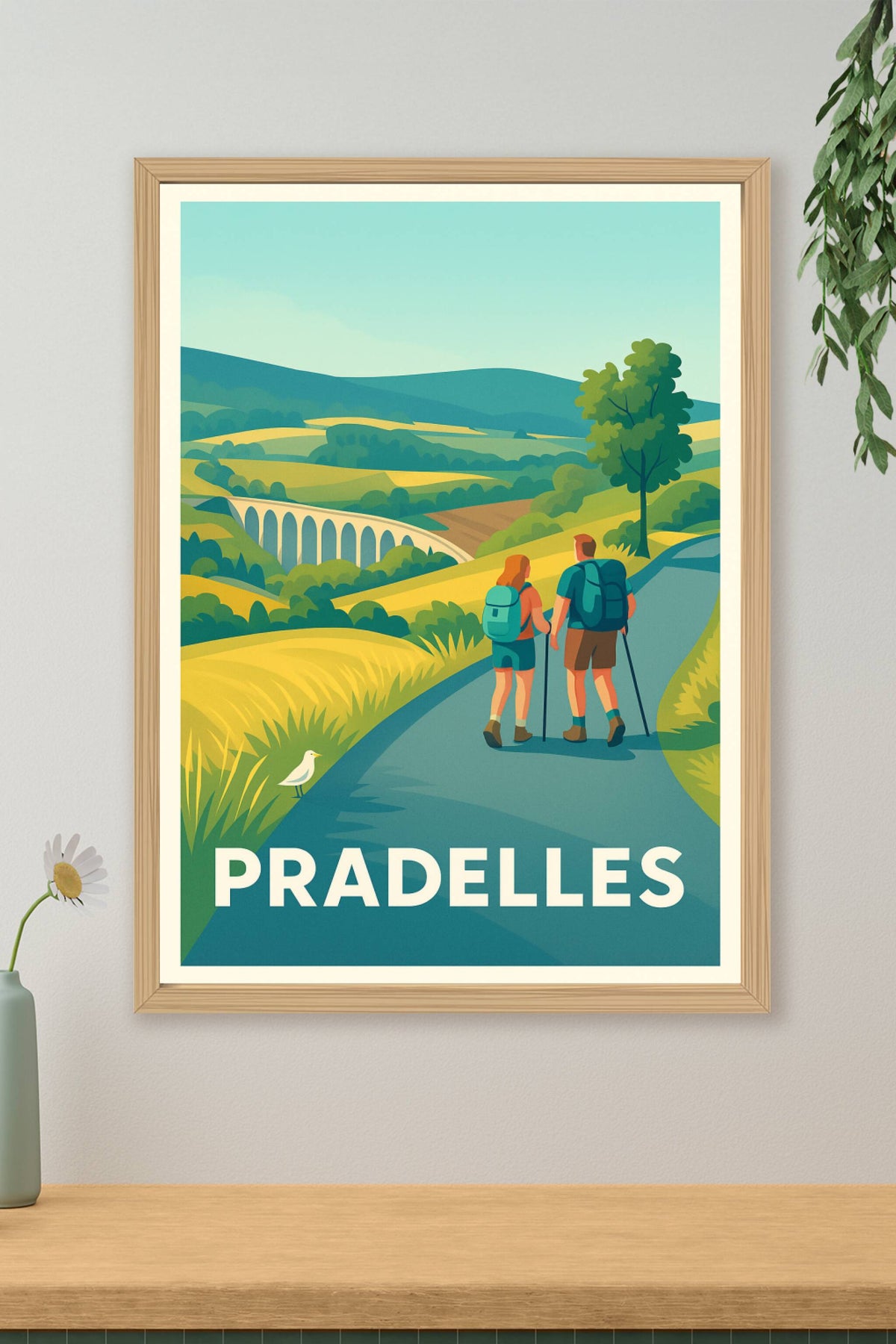 Affiche Pradelles — Échappée Belle en Pleine Nature · poster d'art de Pradelles