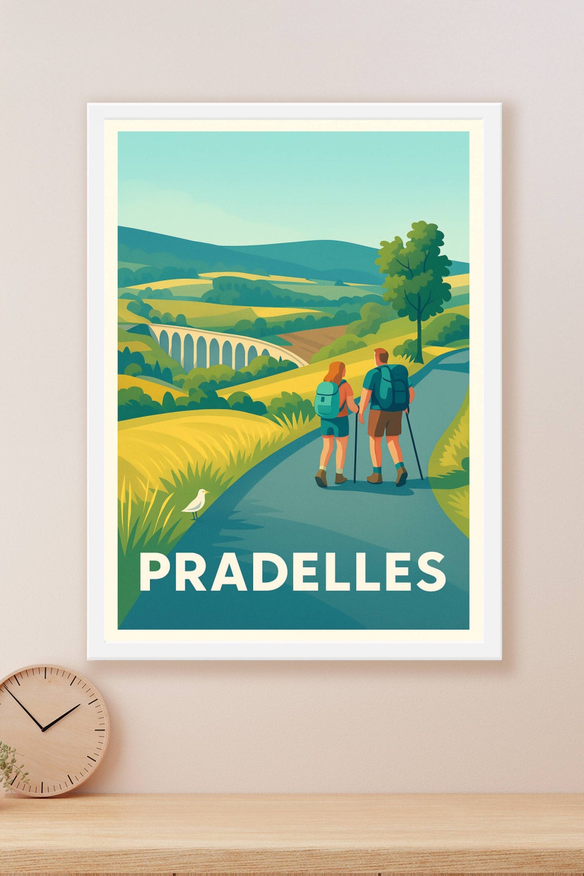 Affiche Pradelles — Échappée Belle en Pleine Nature · poster d'art de Pradelles
