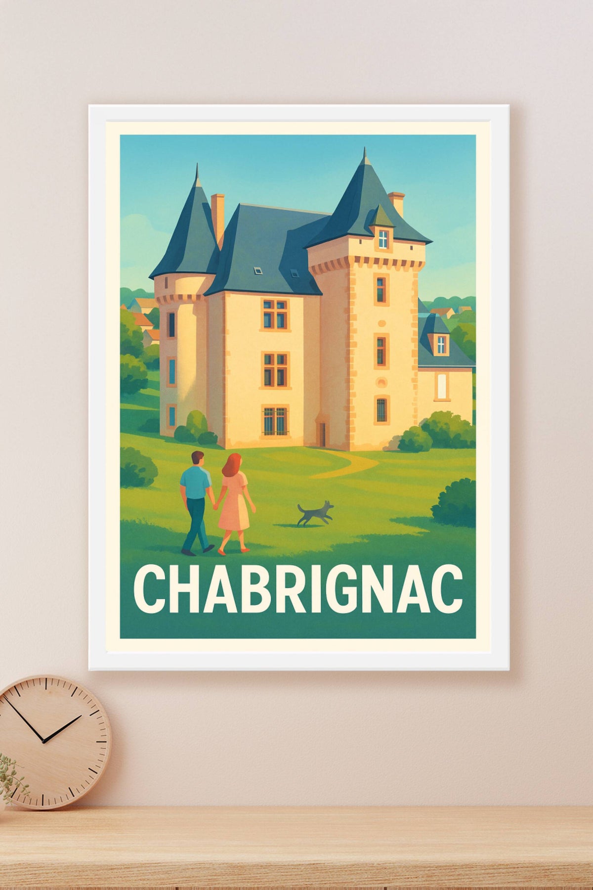 Affiche Chabrignac — Charme et sérénité au cœur du patrimoine · poster d'art de Chabrignac