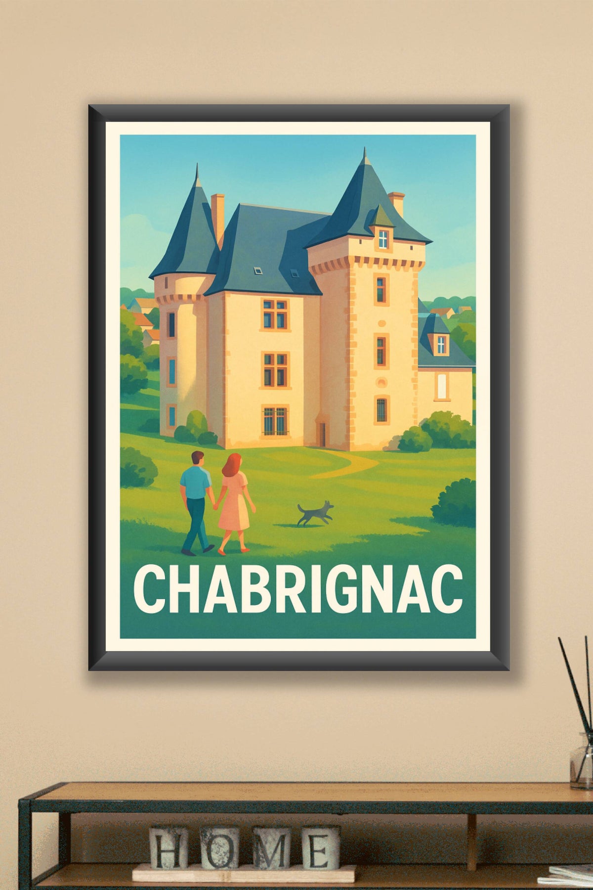 Affiche Chabrignac — Charme et sérénité au cœur du patrimoine · poster d'art de Chabrignac