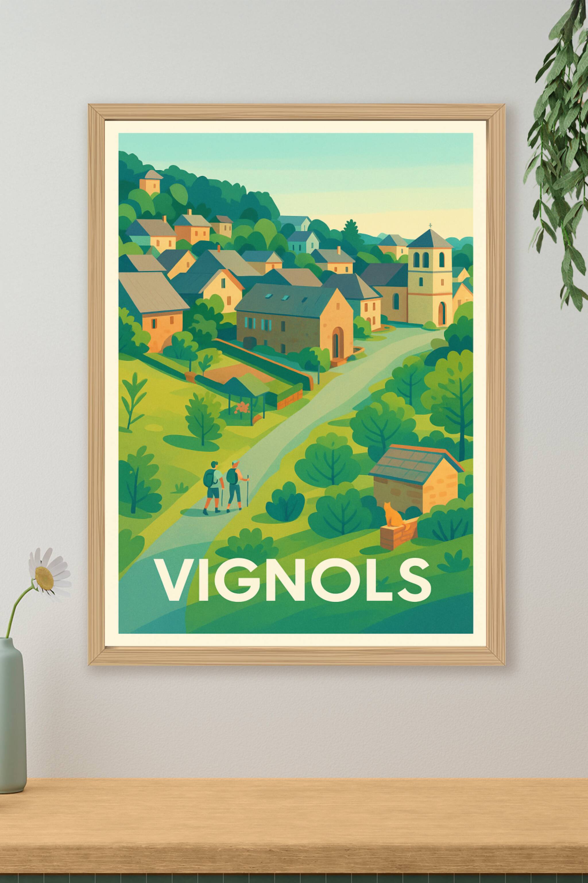 Affiche de Vignols - Escapade bucolique au cœur du village