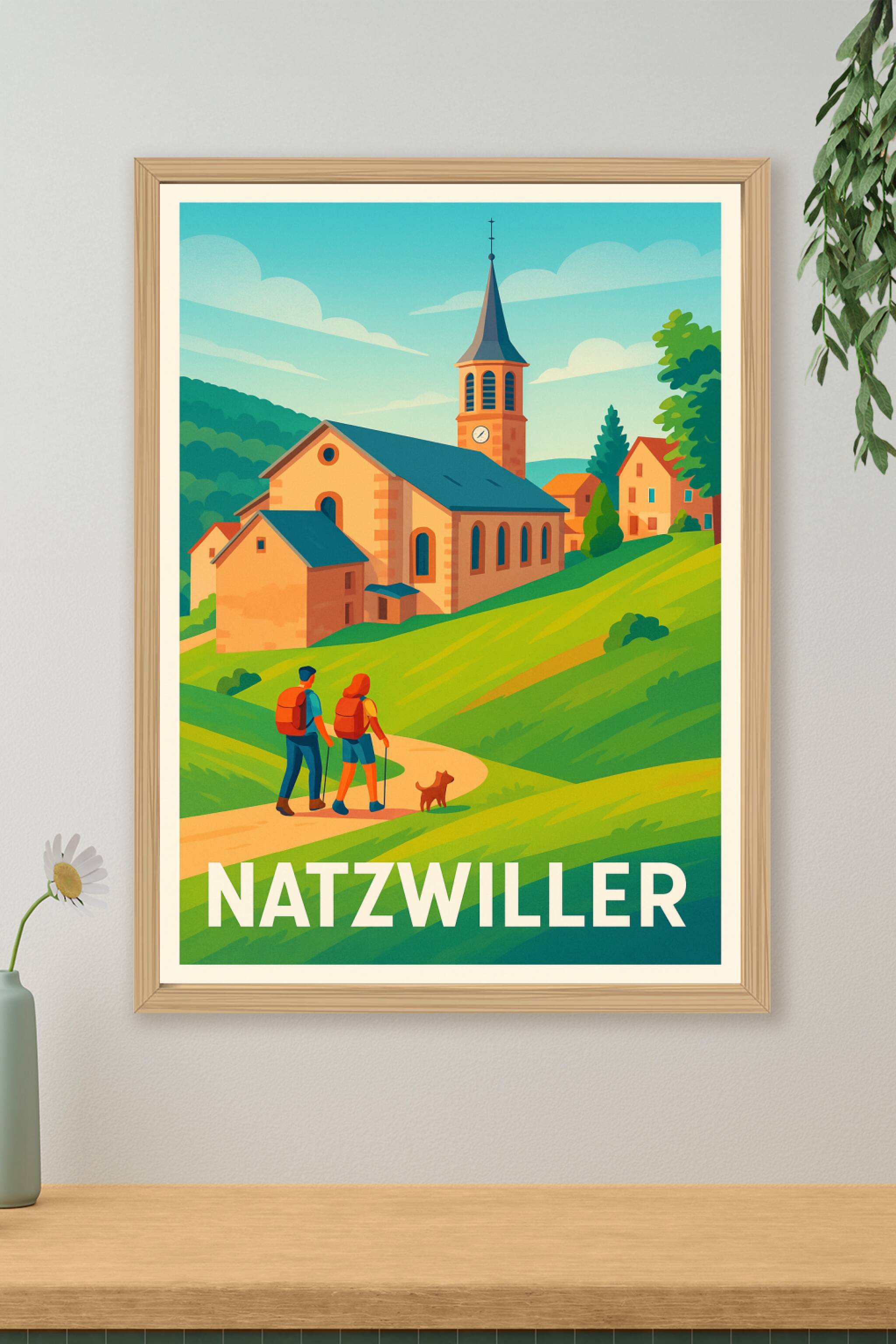 Affiche de Natzwiller - Évasion nature et patrimoine