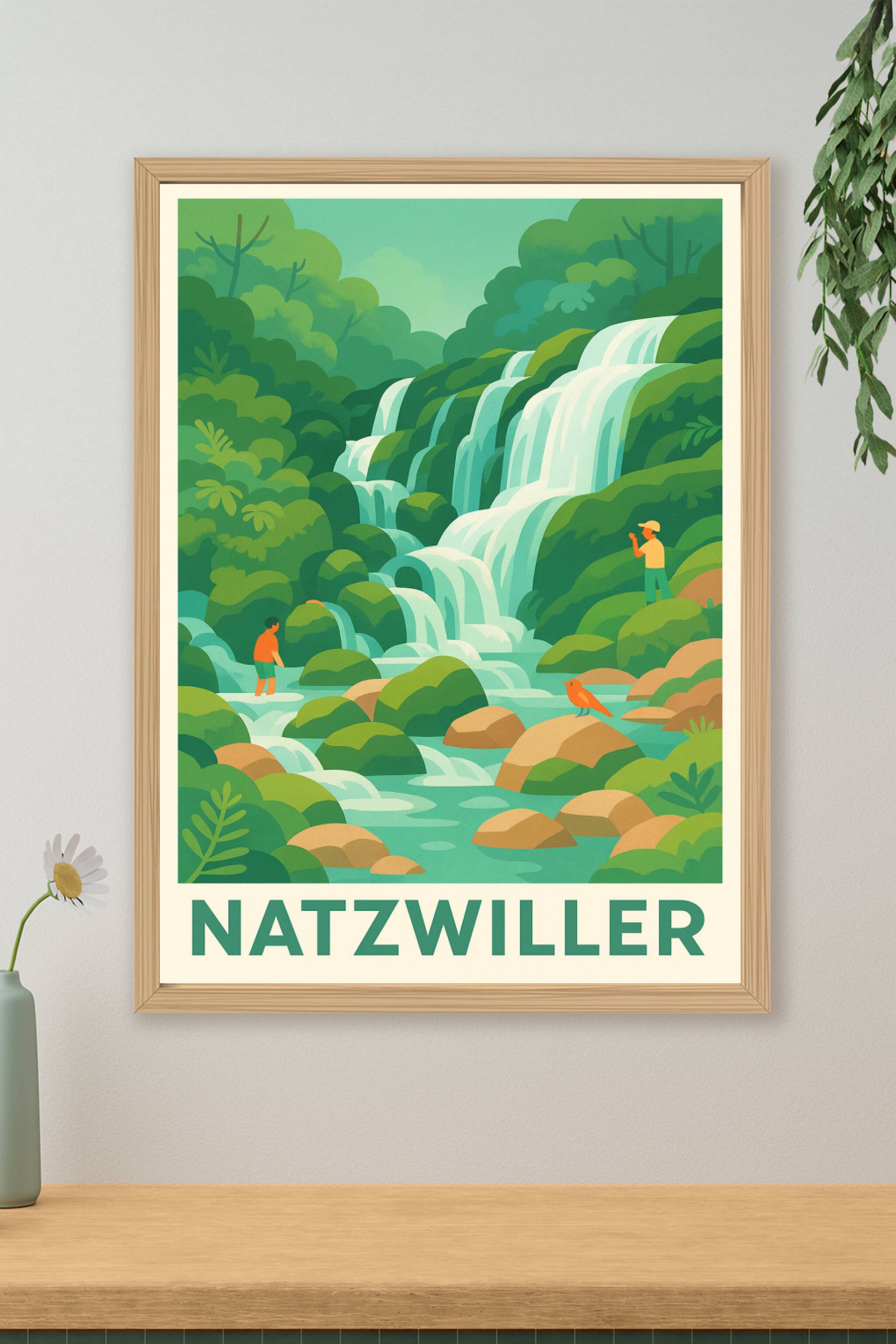 Affiche de Natzwiller - Évasion Nature au Cœur des Cascades