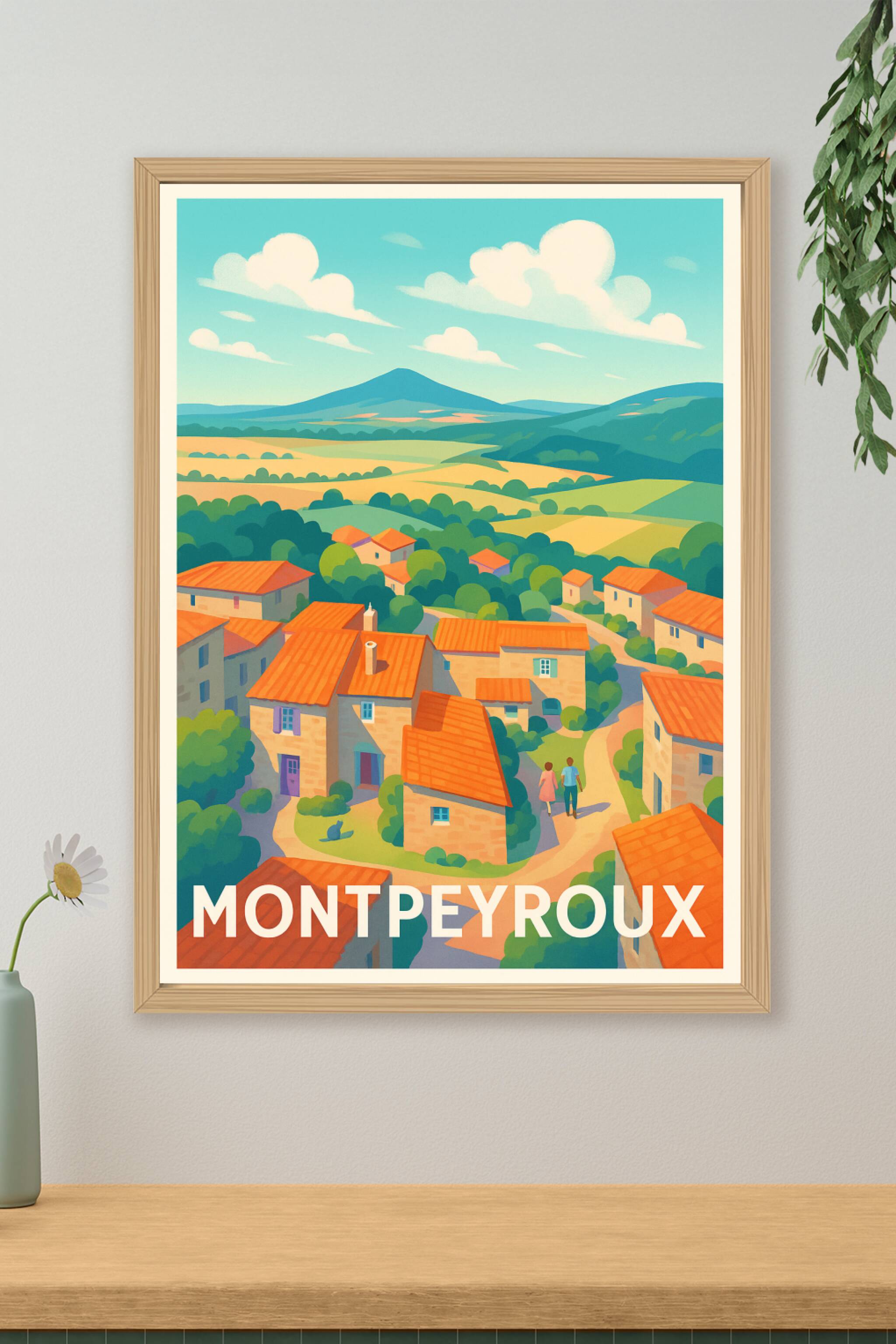 Affiche de Montpeyroux - Charme authentique au cœur du village