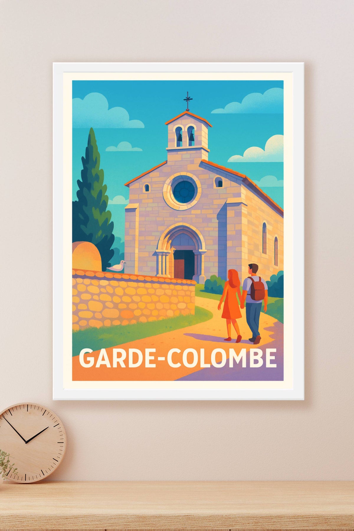 Affiche Garde-Colombe — Charme et Sérénité Provençale · poster d'art de Garde-Colombe