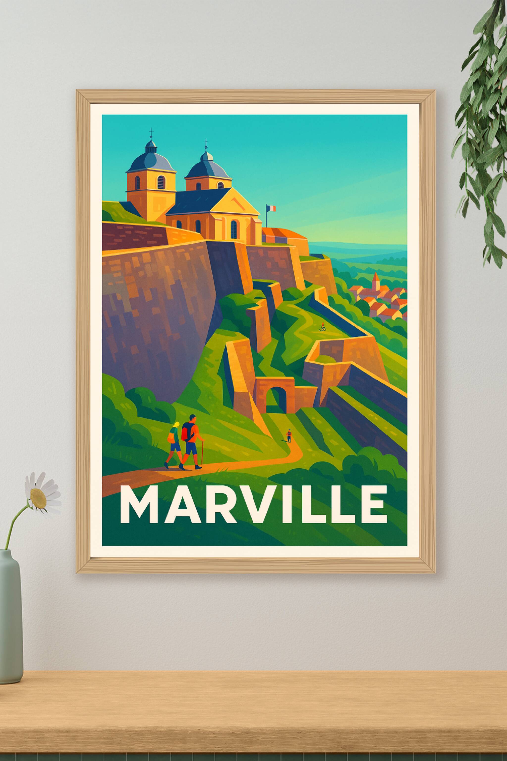 Affiche de Marville - L'évasion nature et histoire en grand format