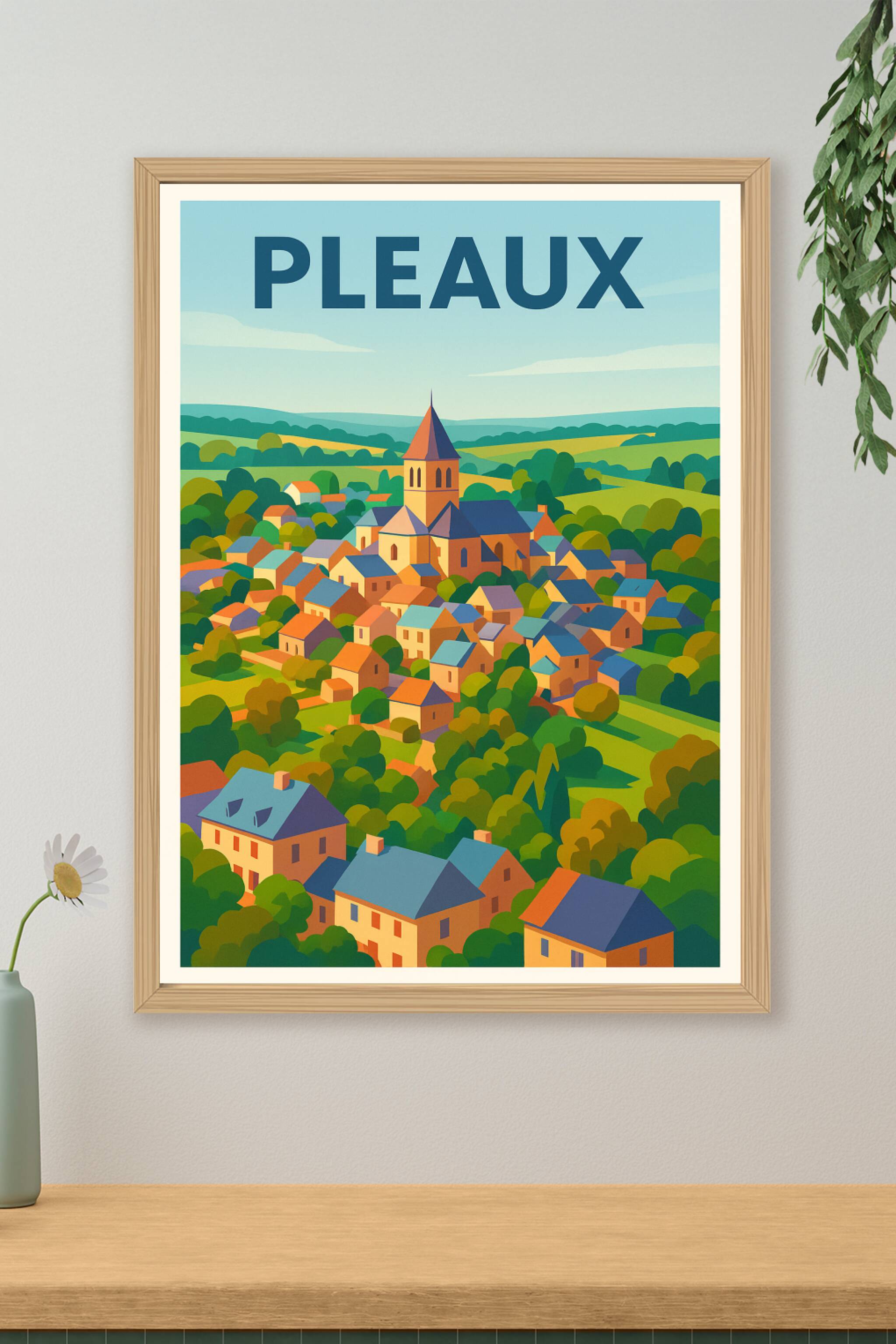 Affiche de Pleaux - Évasion champêtre au cœur du Lot