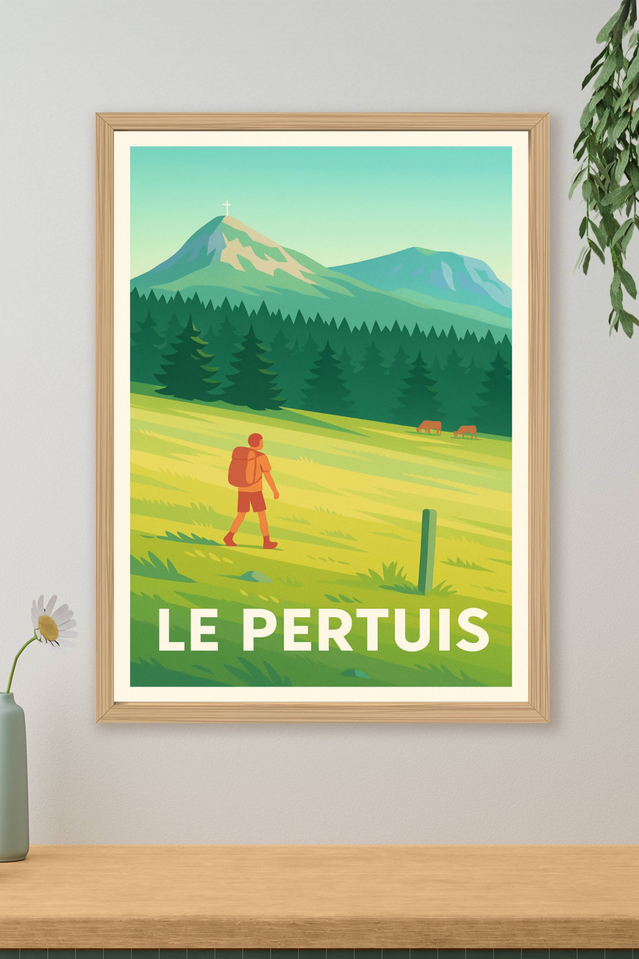 Affiche de Le Pertuis - Escapade nature entre montagnes et forêts