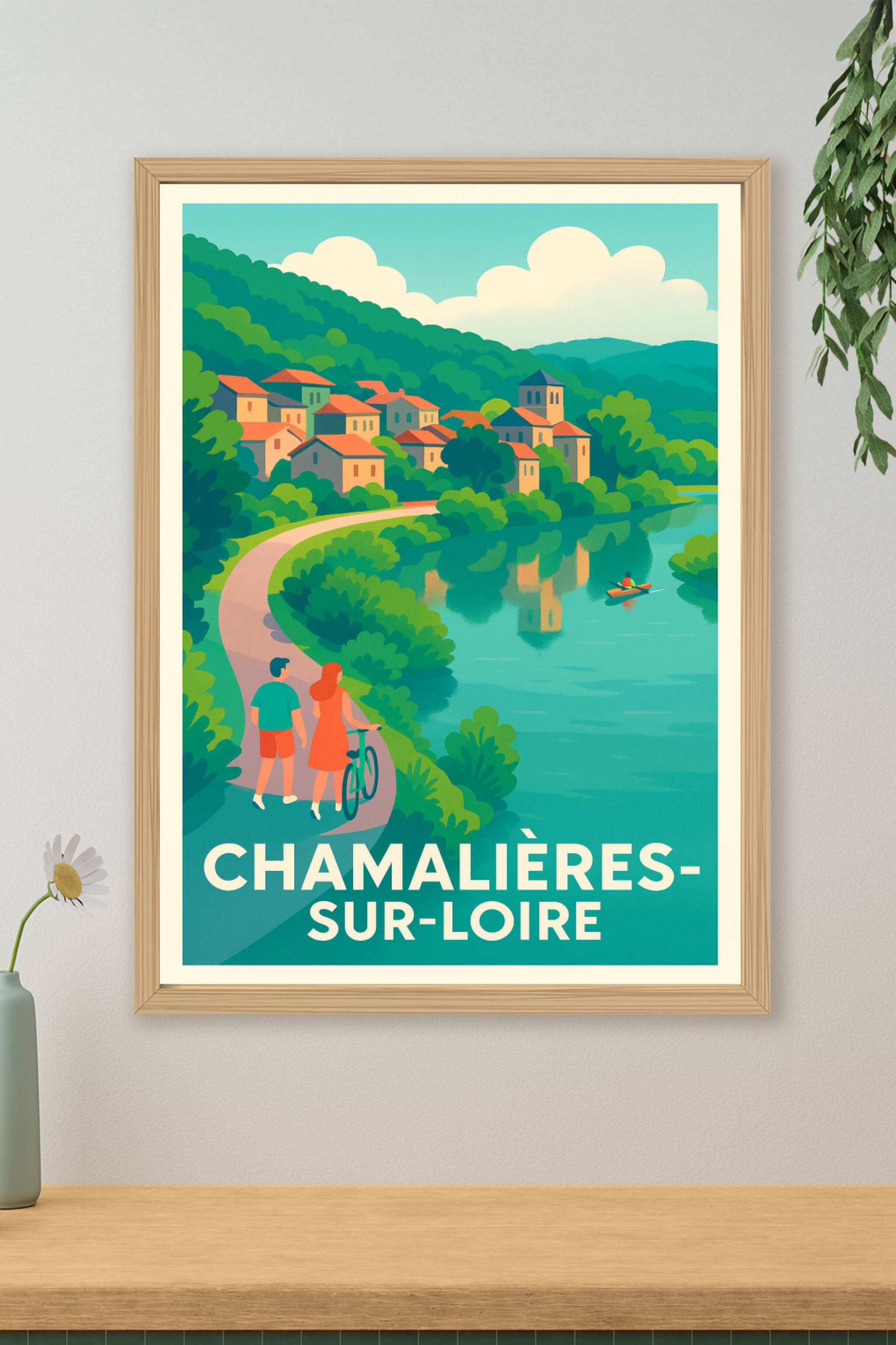 Affiche de Chamalières-sur-Loire - Balade au fil de l'eau