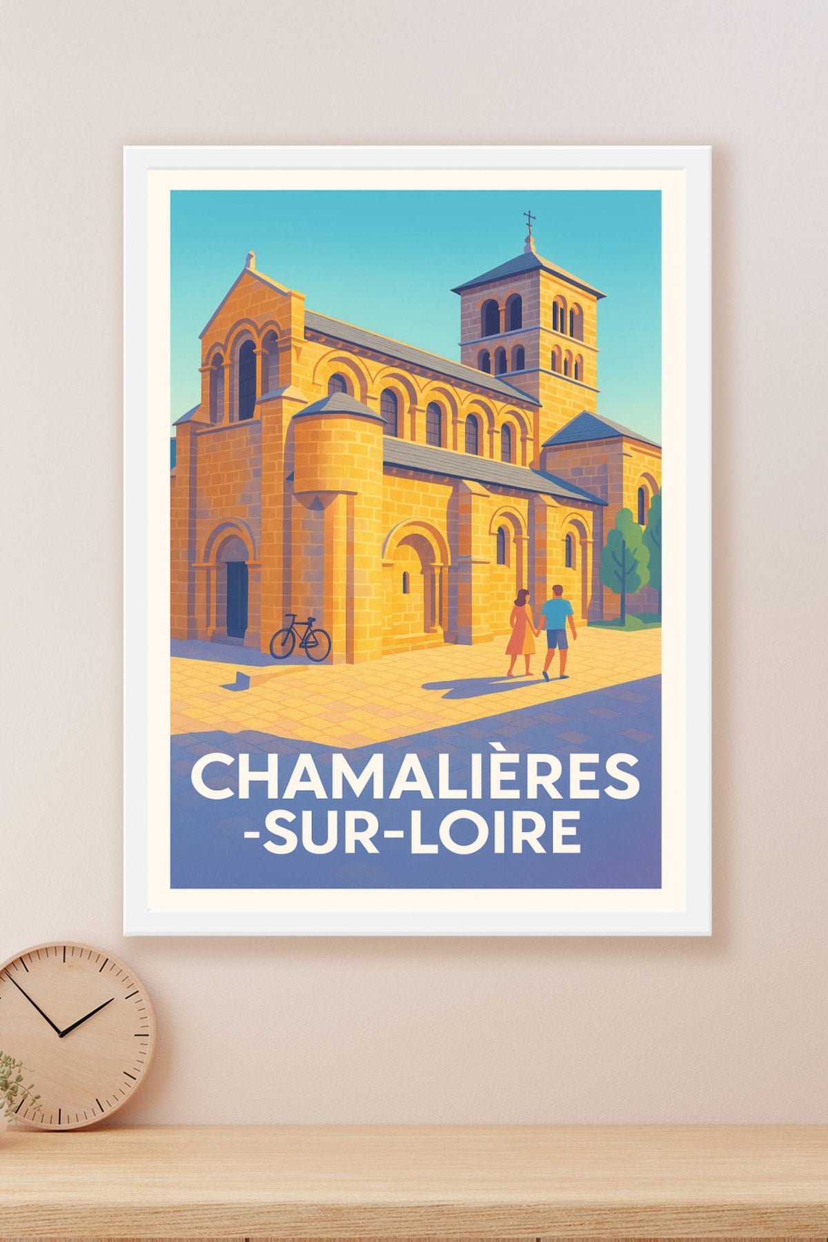 Affiche Chamalières-sur-Loire — Charme et histoire au cœur de l’Auvergne · poster d'art de Chamalières-sur-Loire