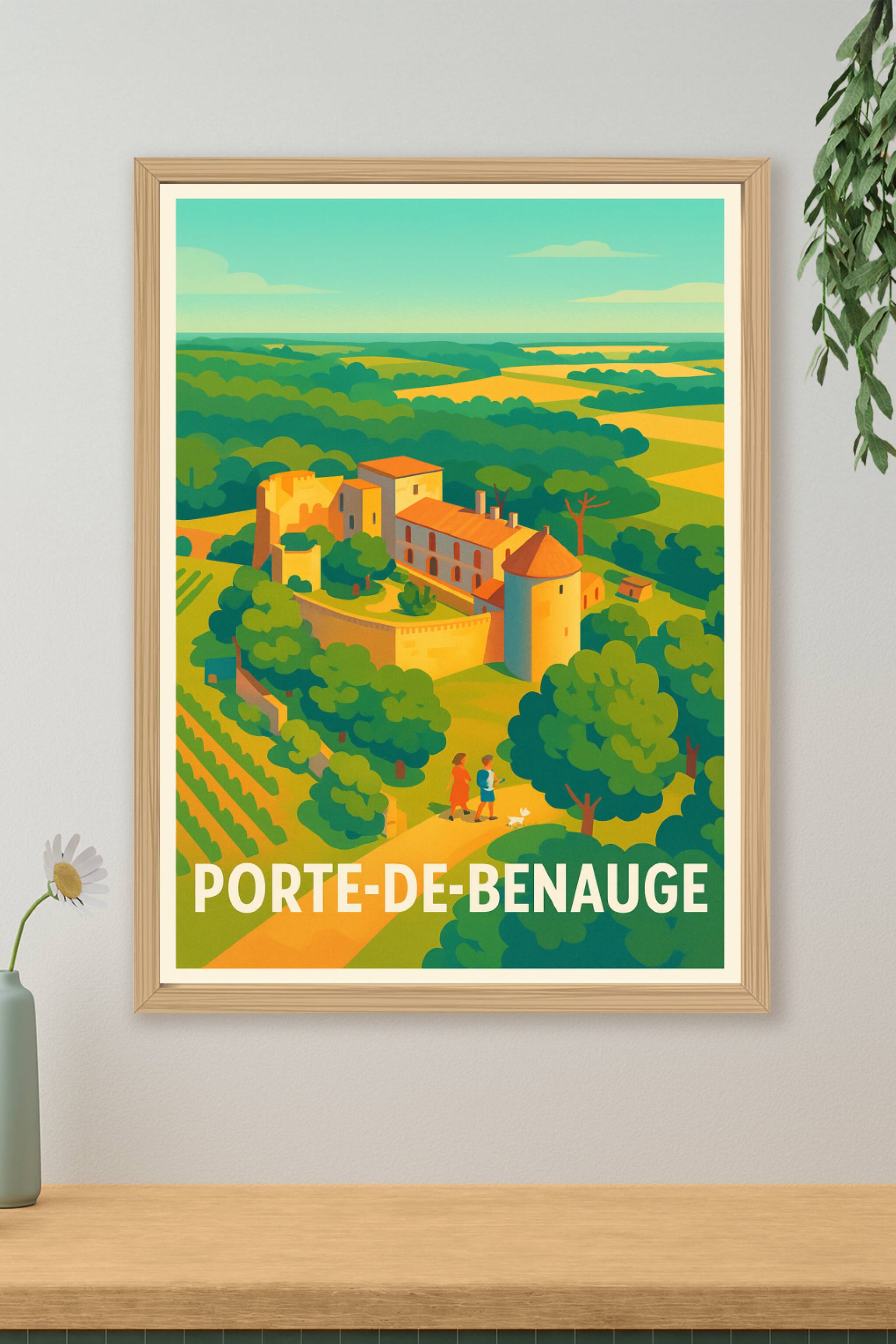 Affiche de Porte-de-Benauge - Charme campagnard authentique