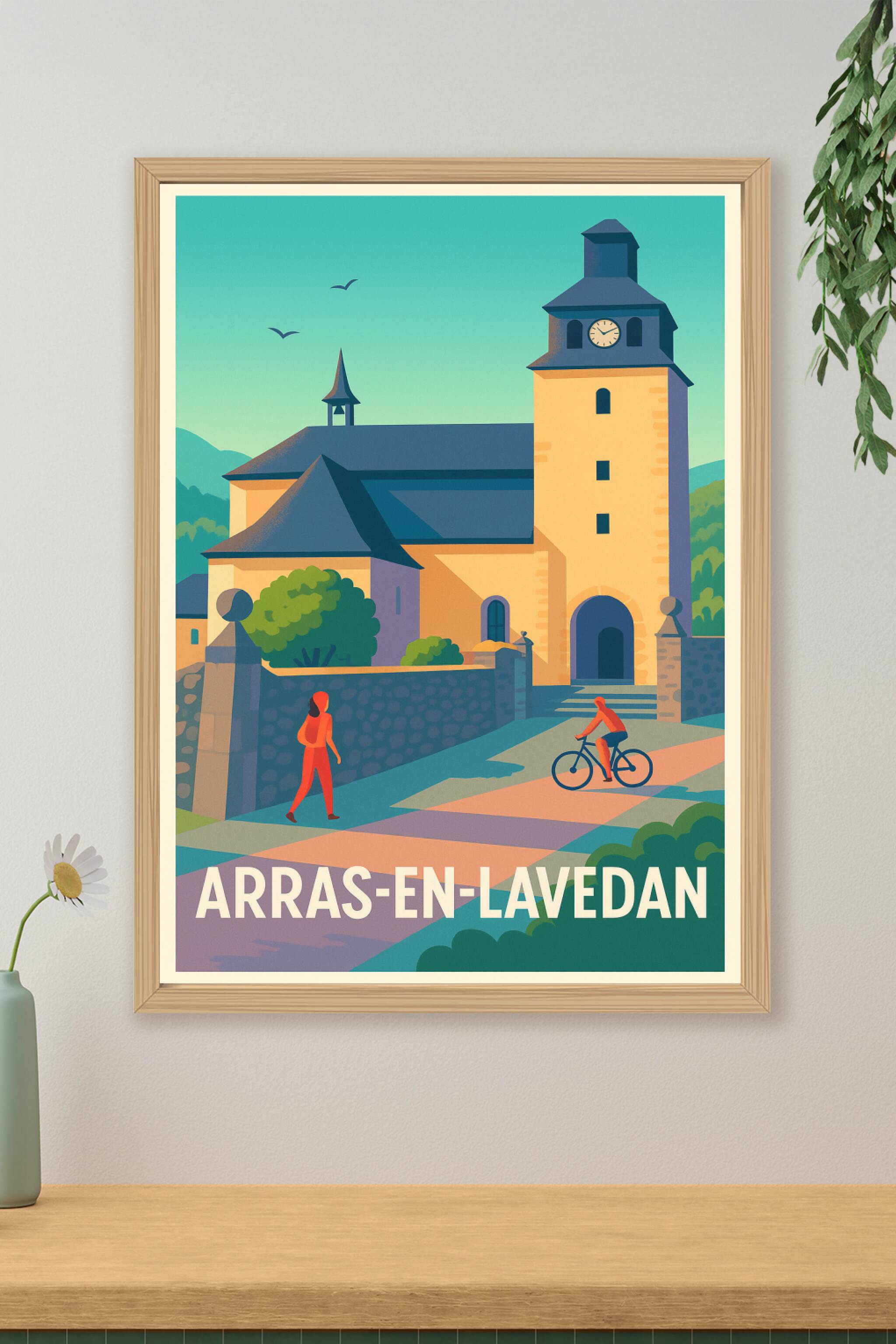 Affiche de Arras-en-Lavedan - Charme et Sérénité Pyrénéenne