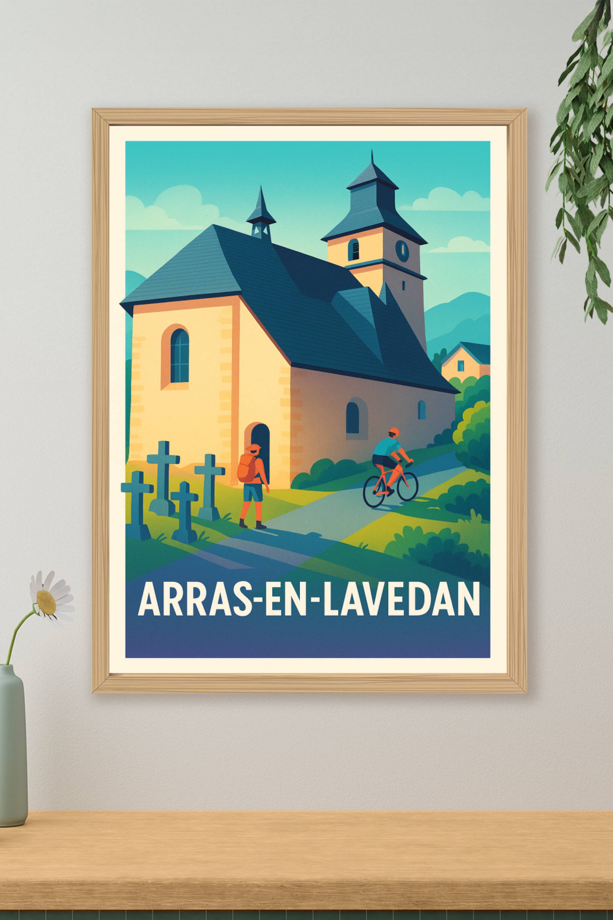 Affiche de Arras-en-Lavedan - Charme et Sérénité Pyrénéenne