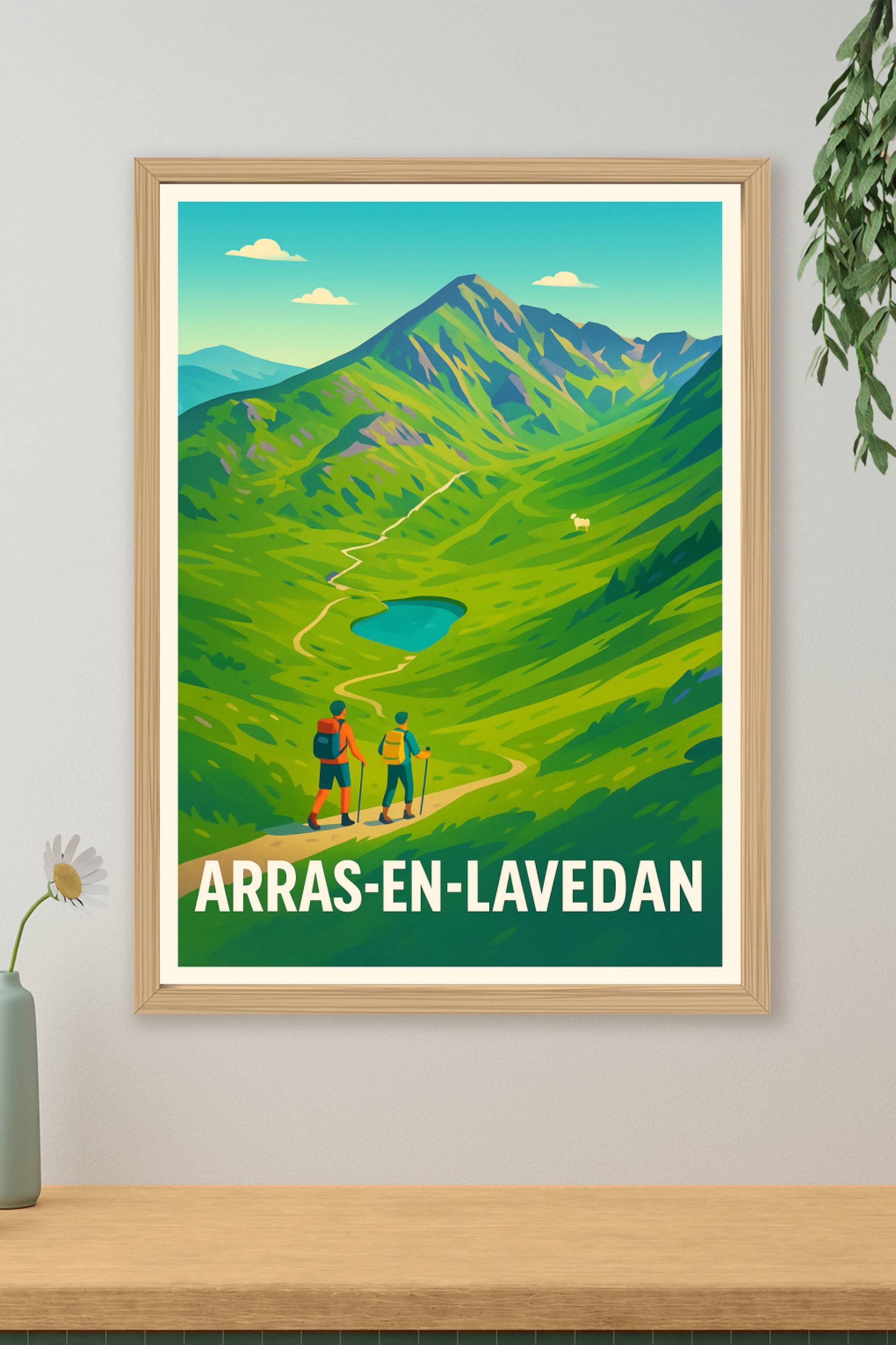 Affiche de Arras-en-Lavedan - Randonnée et nature préservée