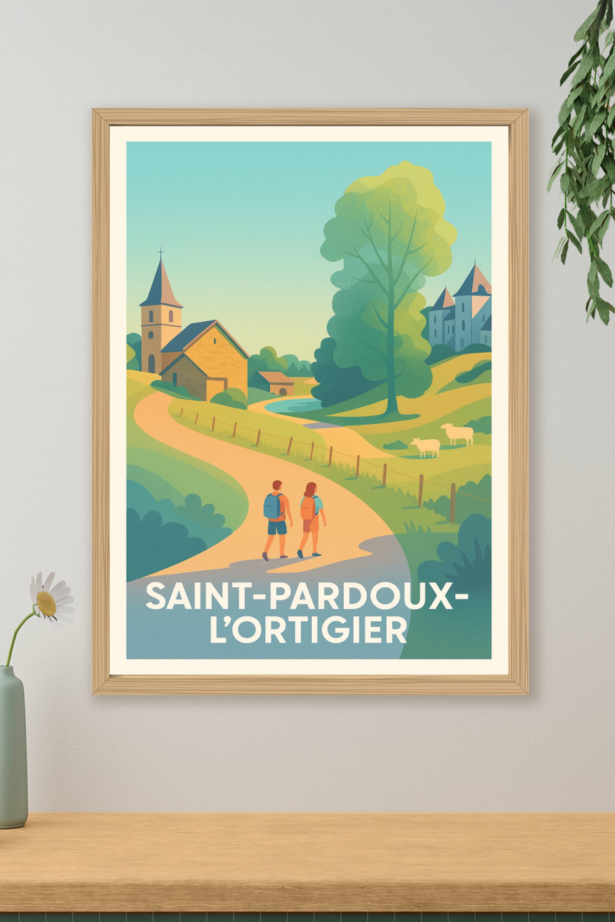 Affiche de Saint-Pardoux-l’Ortigier - Une balade paisible en pleine nature