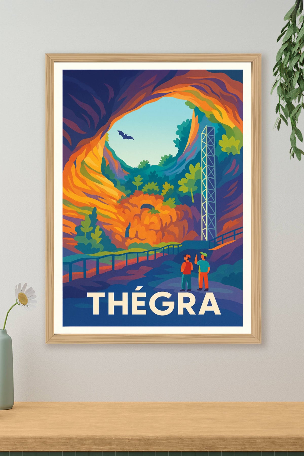 Affiche Thégra — Explorez les merveilles naturelles cachées · poster d'art de Thégra