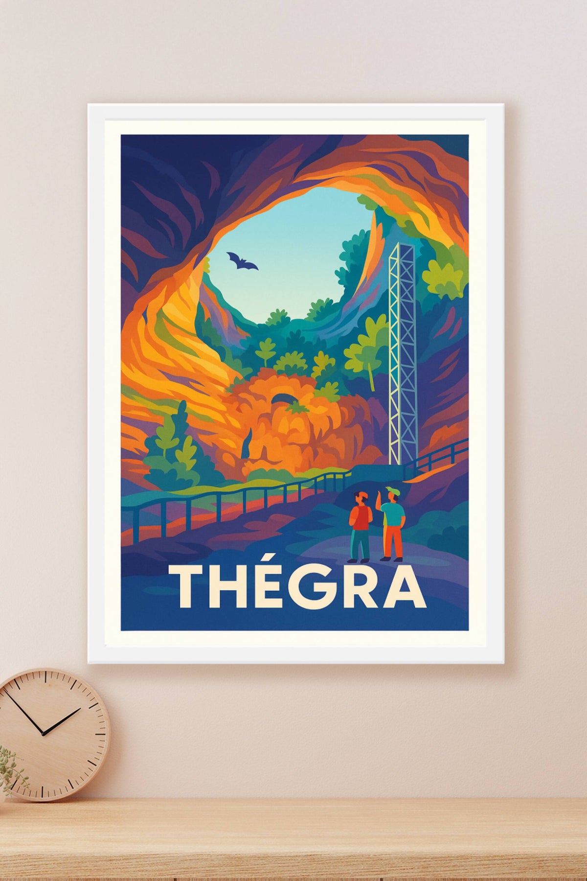 Affiche Thégra — Explorez les merveilles naturelles cachées · poster d'art de Thégra