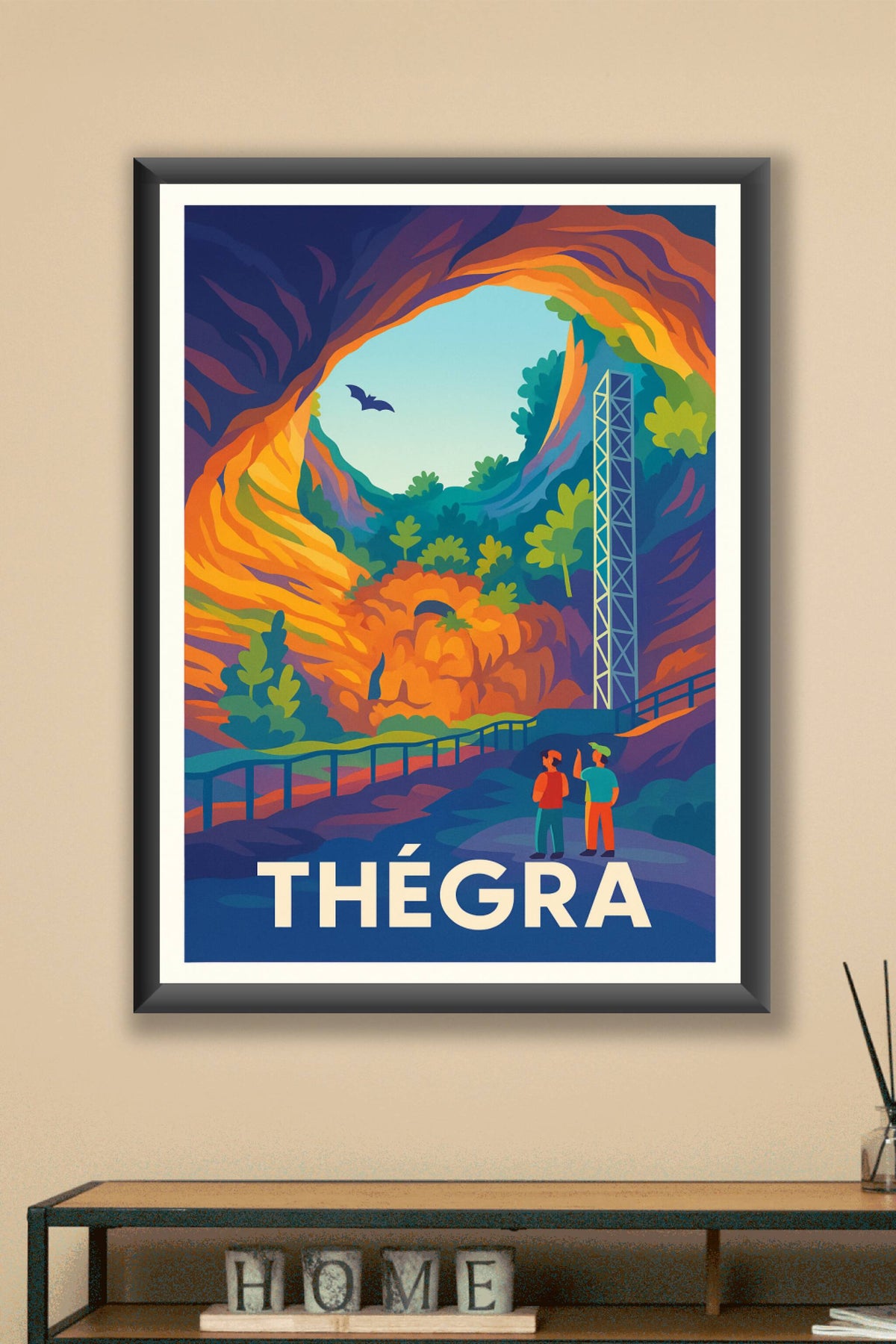 Affiche Thégra — Explorez les merveilles naturelles cachées · poster d'art de Thégra