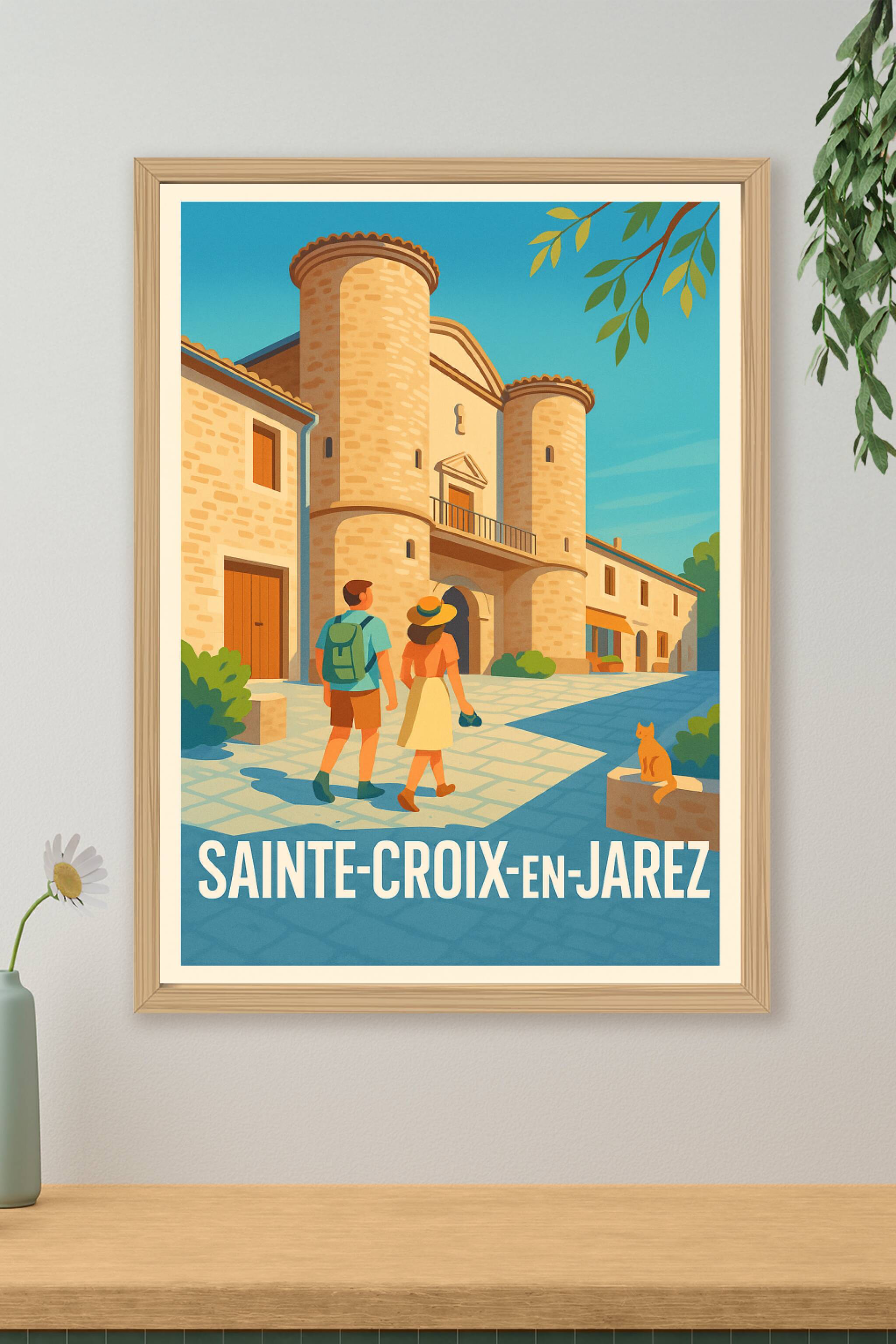 Affiche de Sainte-Croix-en-Jarez - Charmante balade au cœur du village médiéval