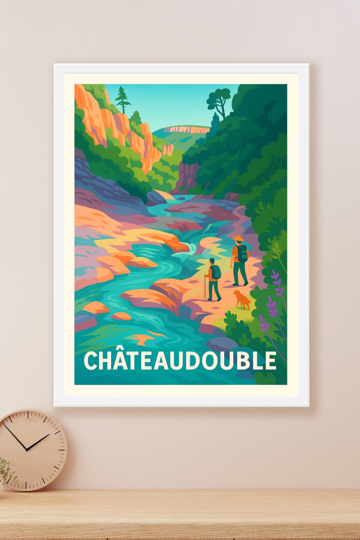 Affiche Châteaudouble — L'appel de la nature sauvage · poster d'art de Châteaudouble