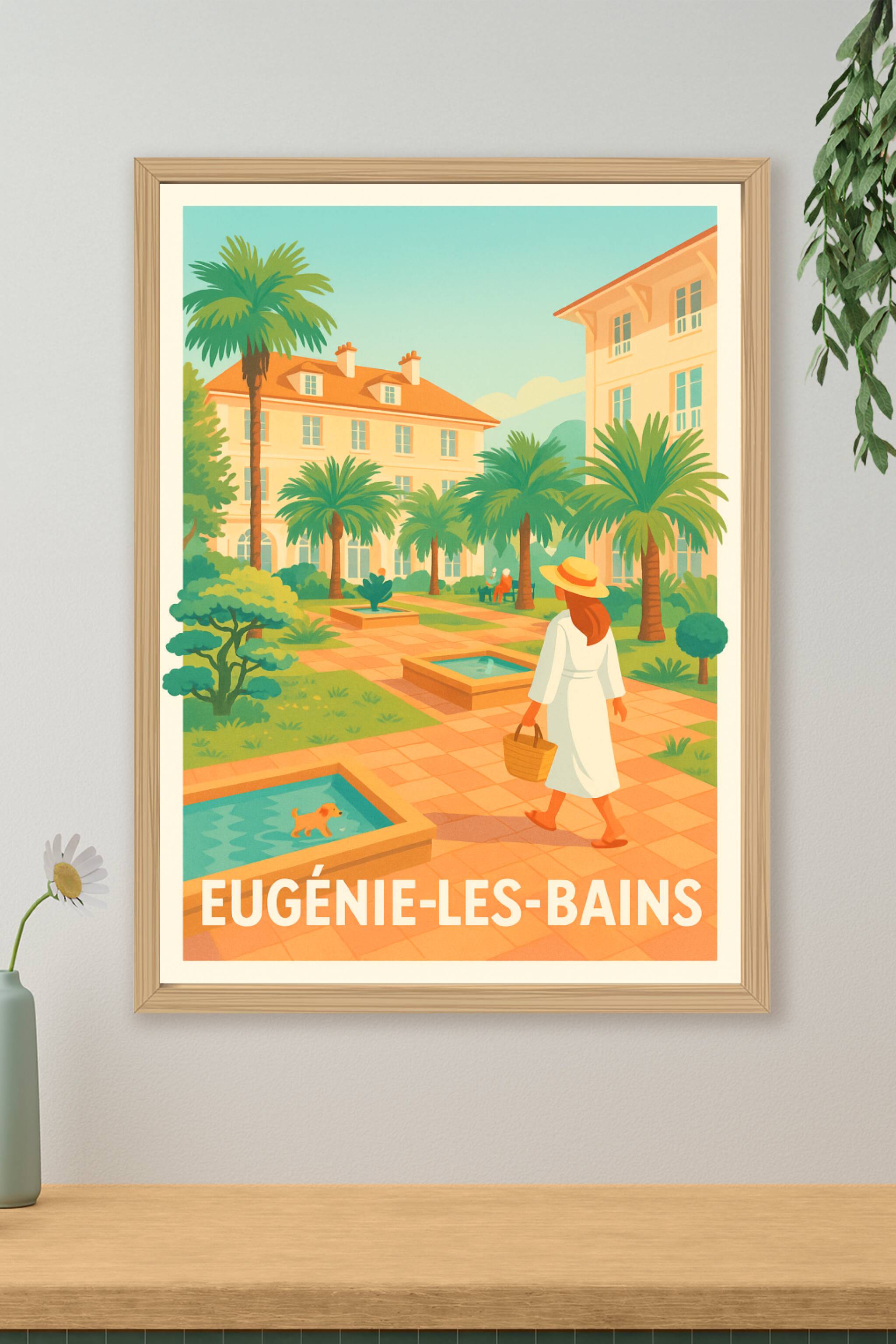 Affiche de Eugénie-les-Bains - L'élégance d'une escapade thermale