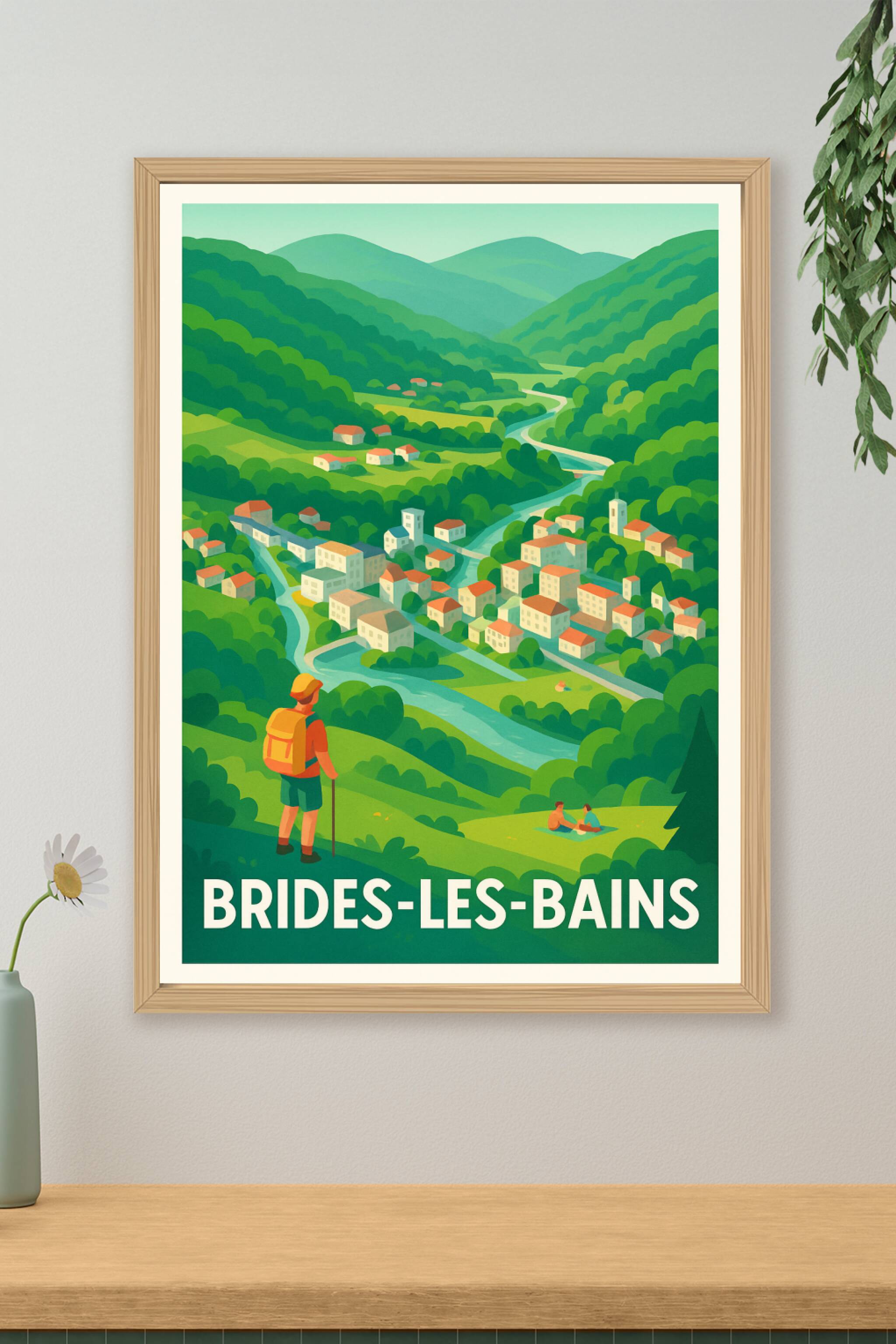 Affiche de Brides-les-Bains - Évasion Nature au Cœur des Vallées