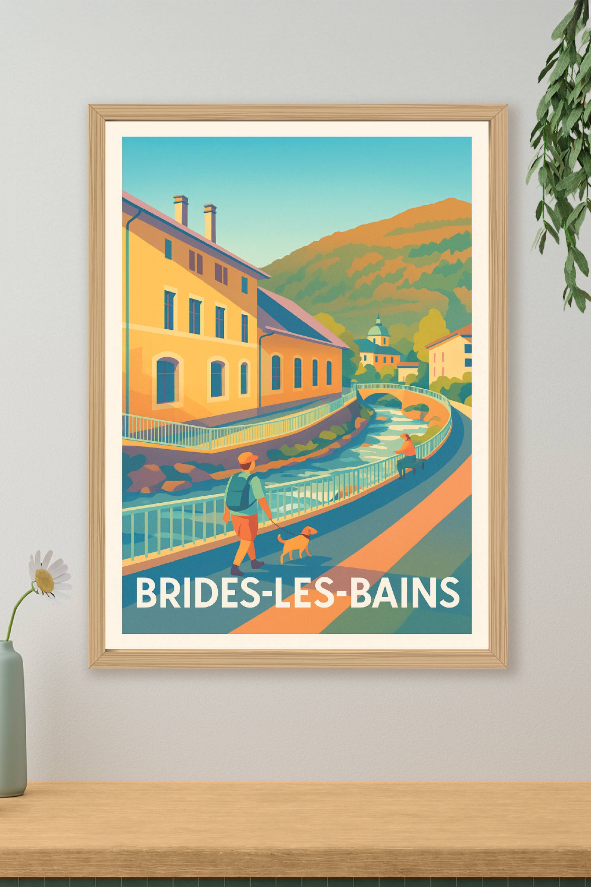 Affiche de Brides-les-Bains - Charme et sérénité alpine