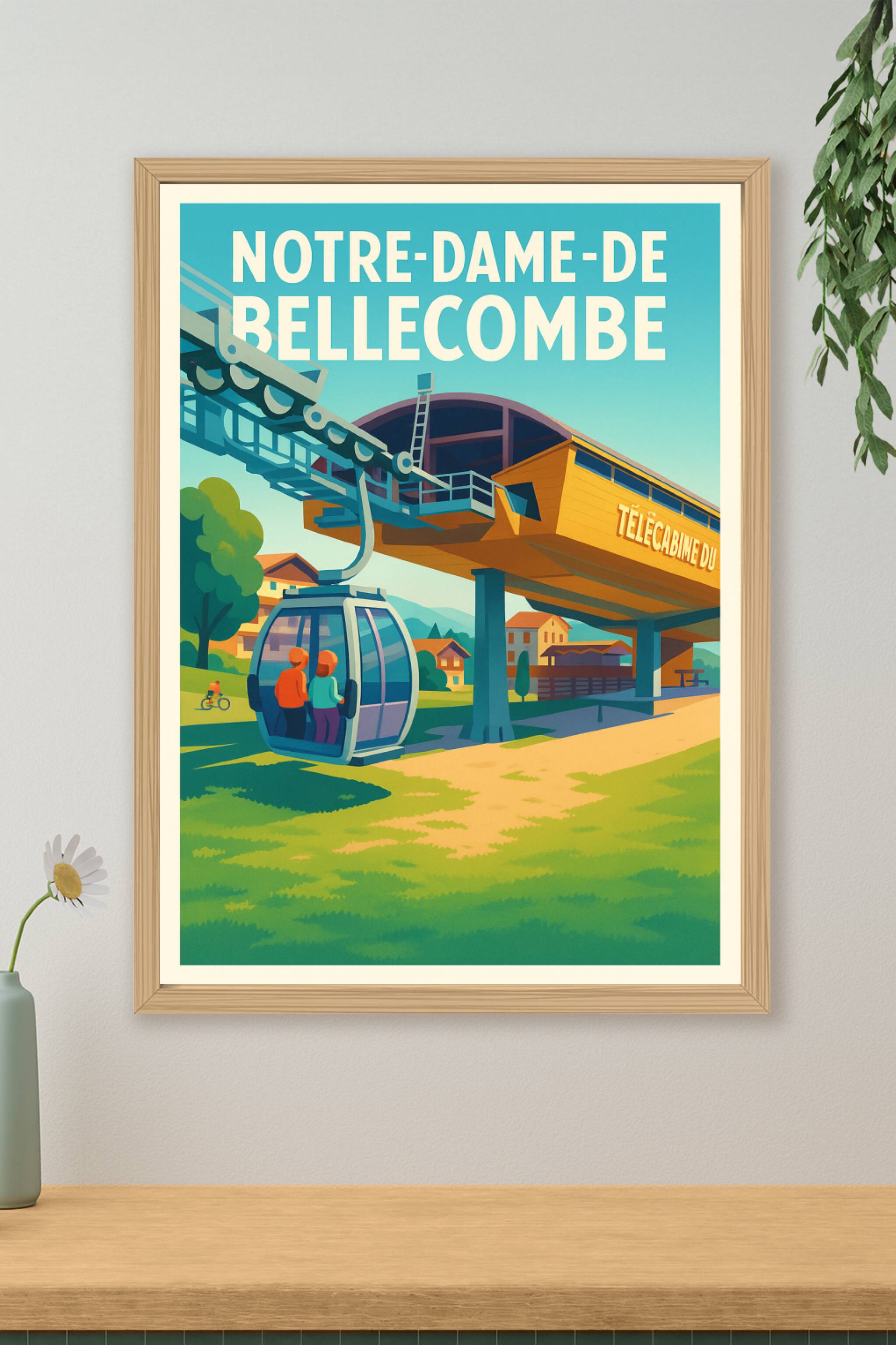 Affiche de Notre-Dame-de-Bellecombe - L'évasion en téléphérique