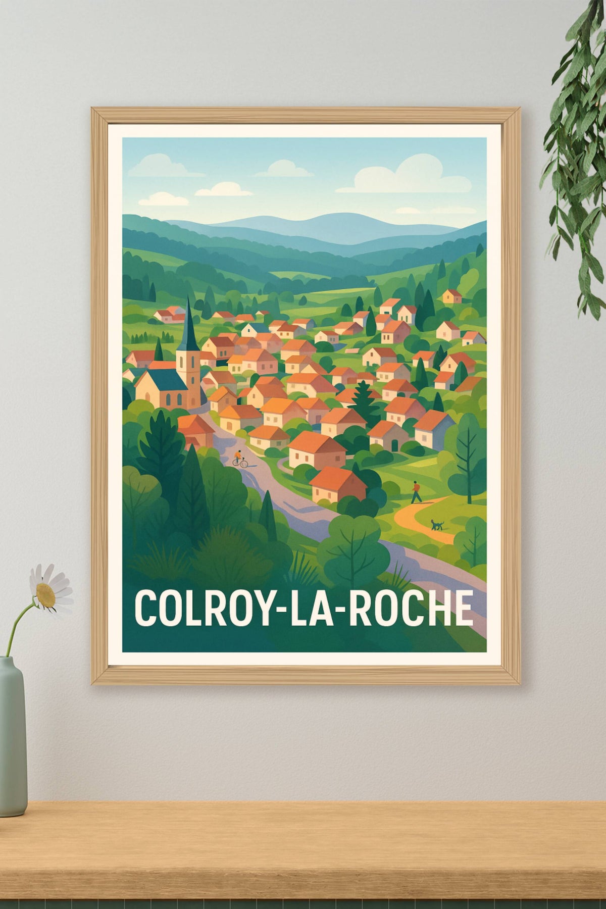 Affiche Colroy-la-Roche — Charme bucolique et douceur de vivre · poster d'art de Colroy-la-Roche