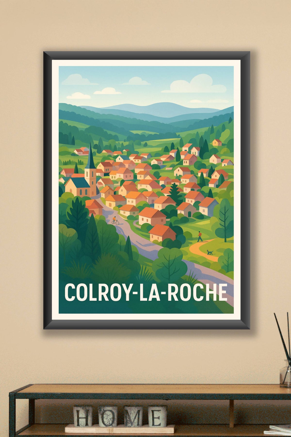 Affiche Colroy-la-Roche — Charme bucolique et douceur de vivre · poster d'art de Colroy-la-Roche