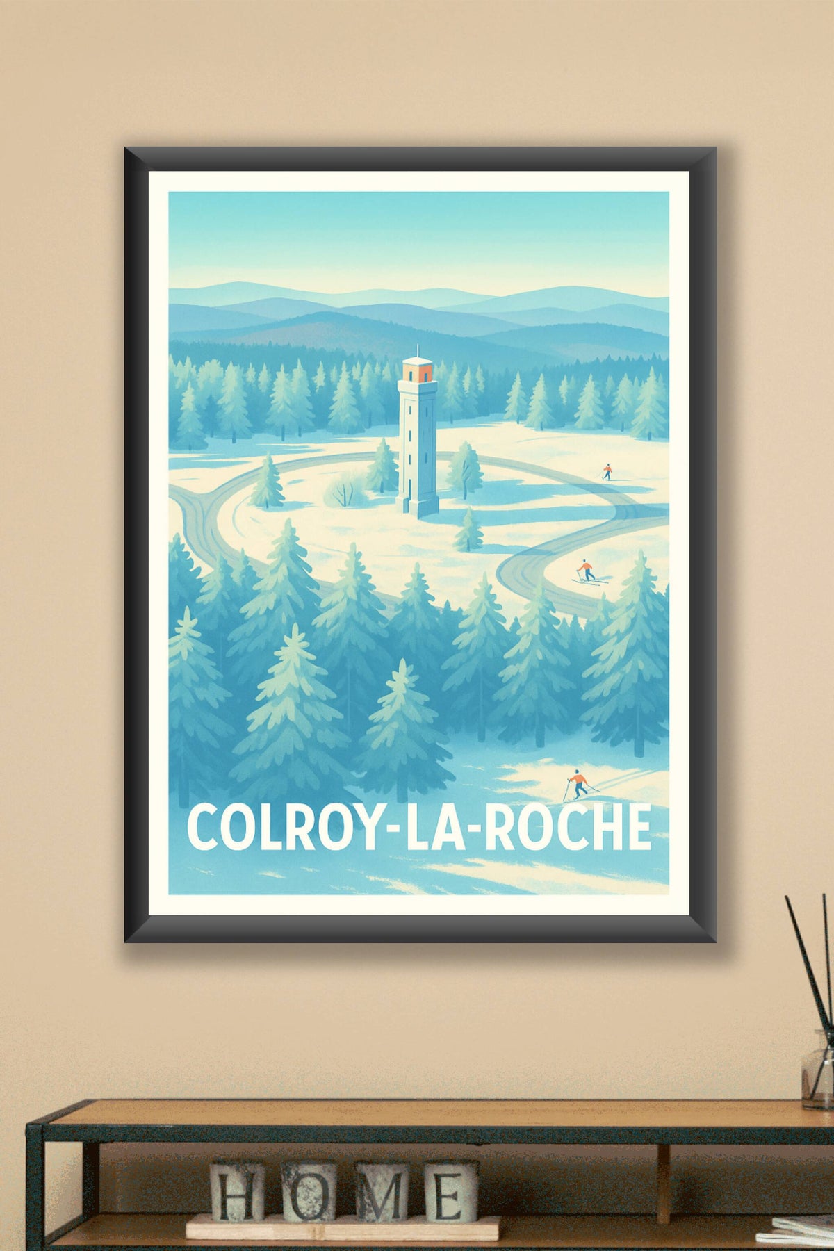 Affiche Colroy-la-Roche — Escapade hivernale en pleine nature · poster d'art de Colroy-la-Roche