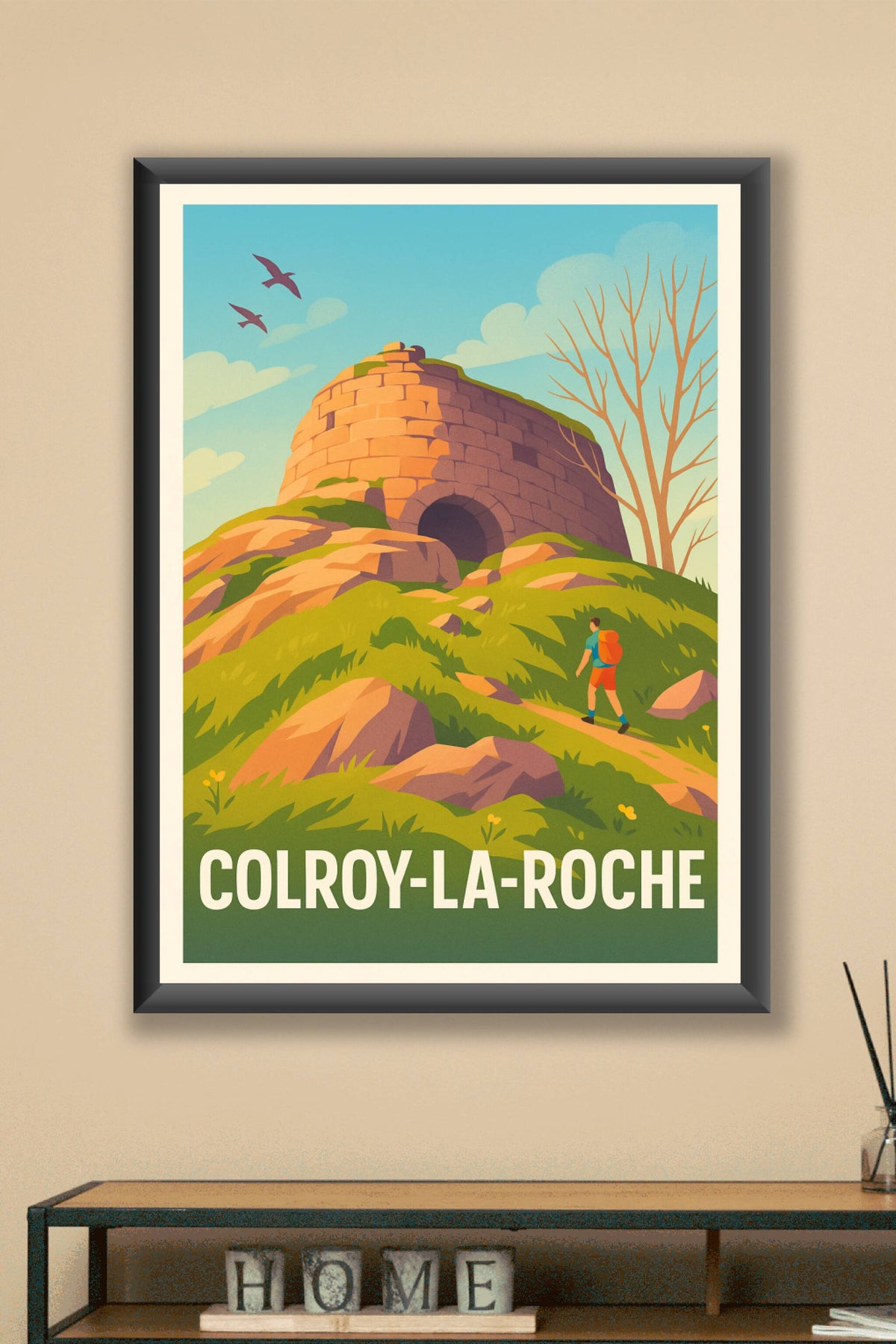 Affiche Colroy-la-Roche — Invitation à l'aventure et à la découverte · poster d'art de Colroy-la-Roche