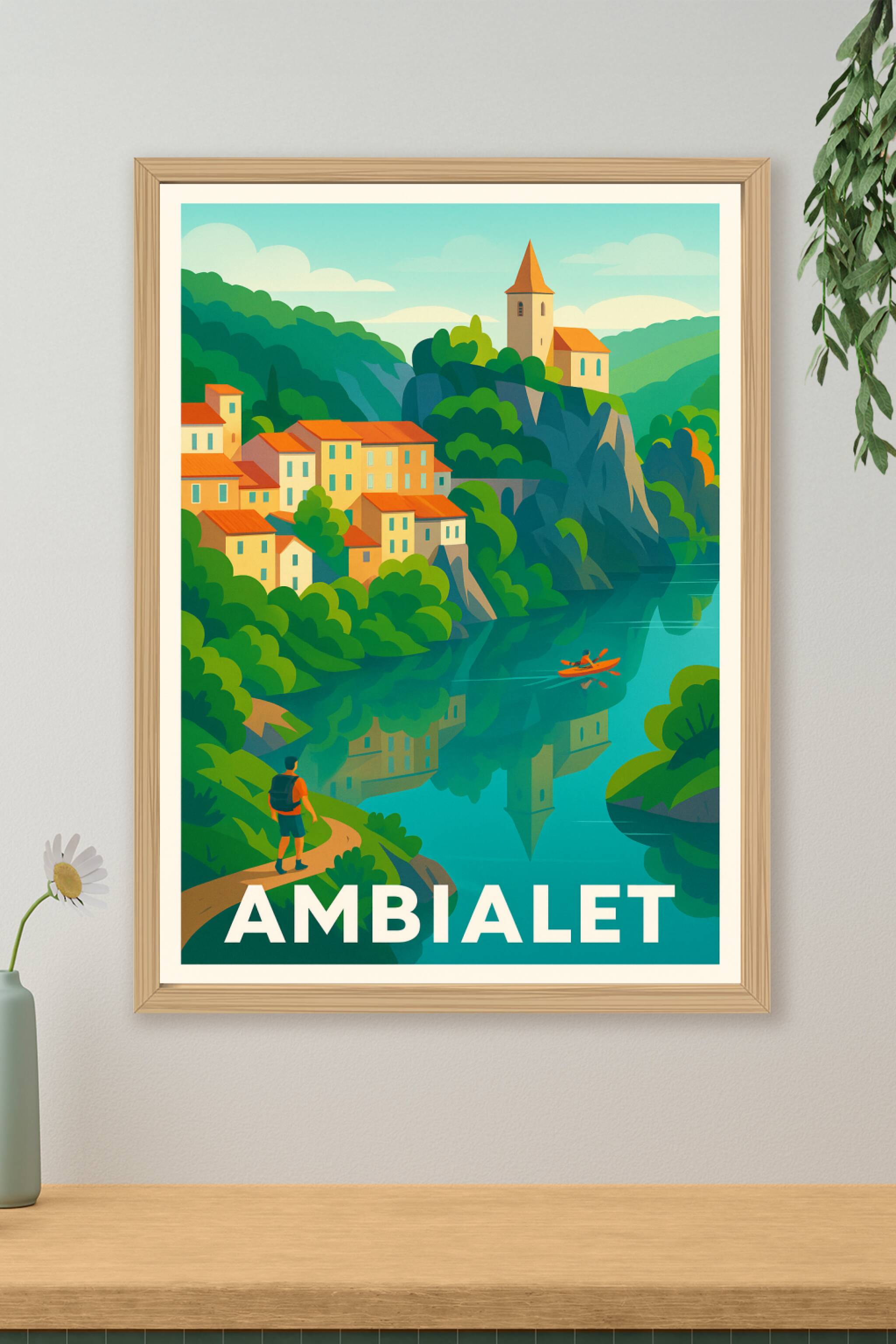 Affiche de Ambialet - Évasion au bord de la rivière